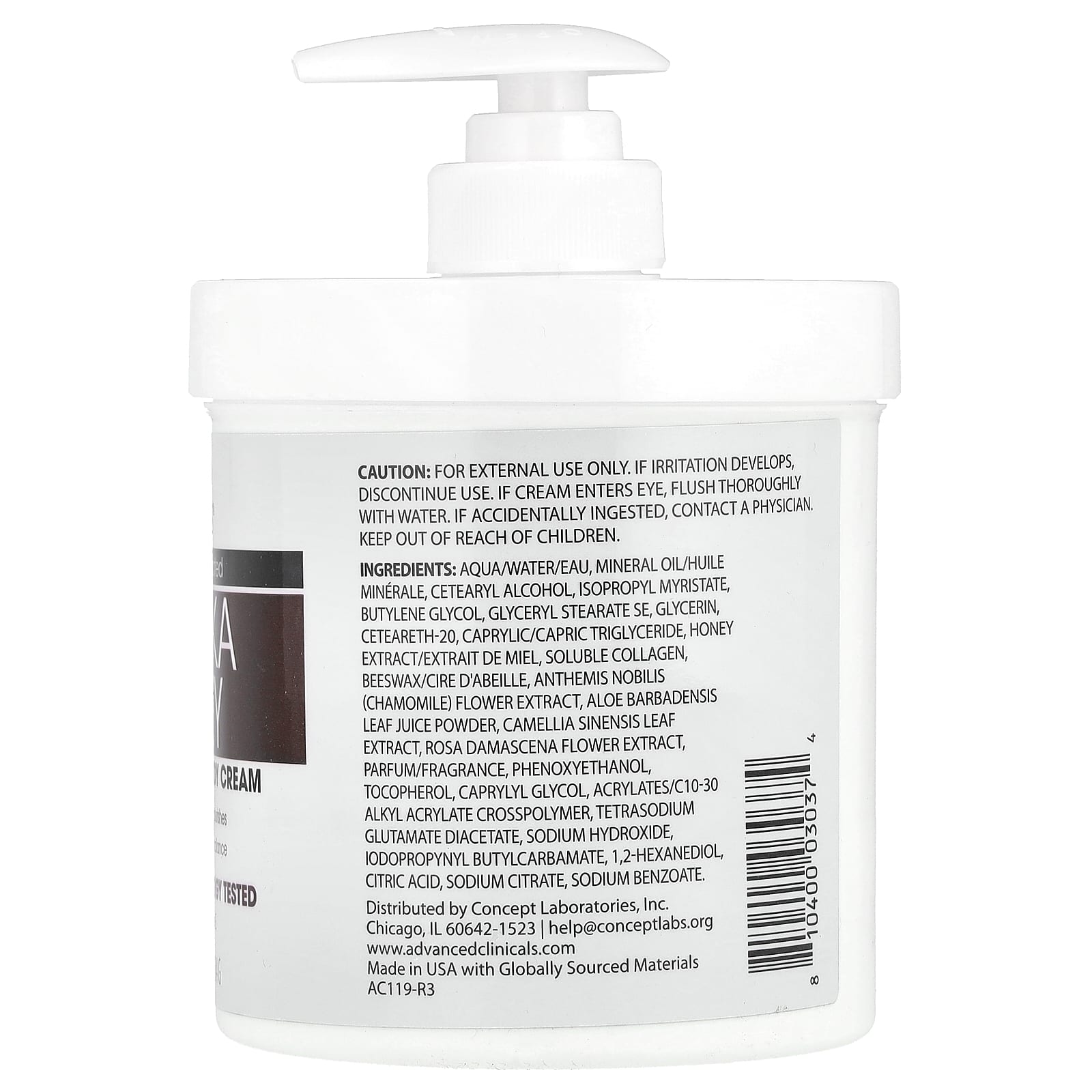 Advanced Clinicals, Мед манука, 1 фунт (16 унций)