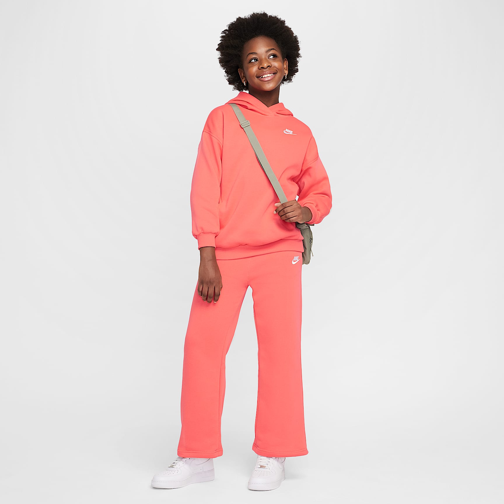 Nike Sportswear Club Fleece Girls' Wide-Leg Pants