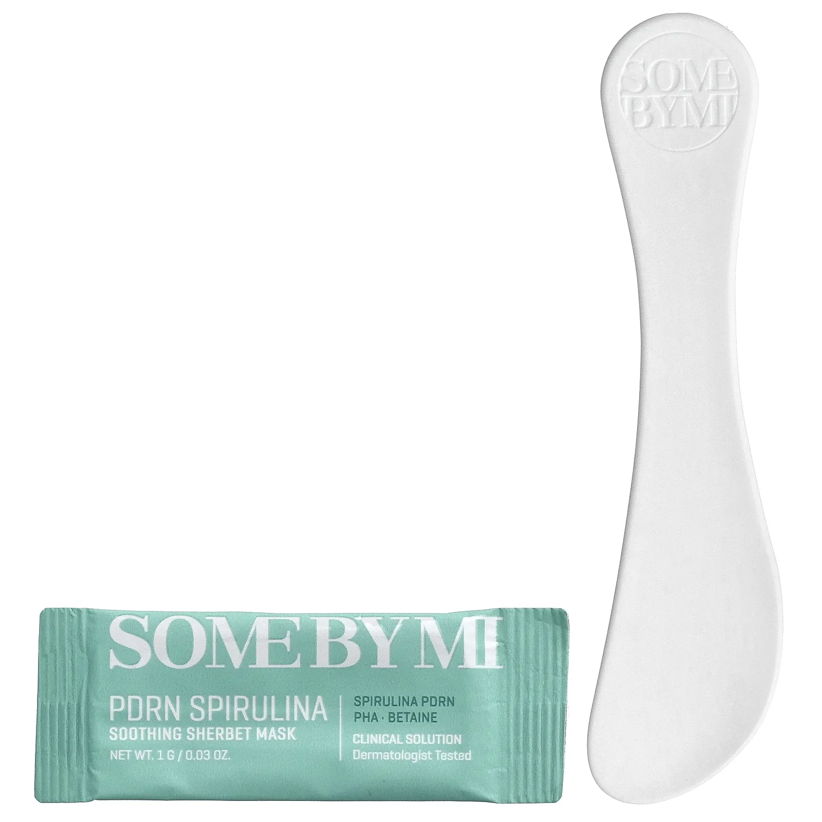 SOME BY MI, BDRN, спирулина, успокаивающая маска для лица с щербетом, 10 шт. по 1 г (0,03 унции)