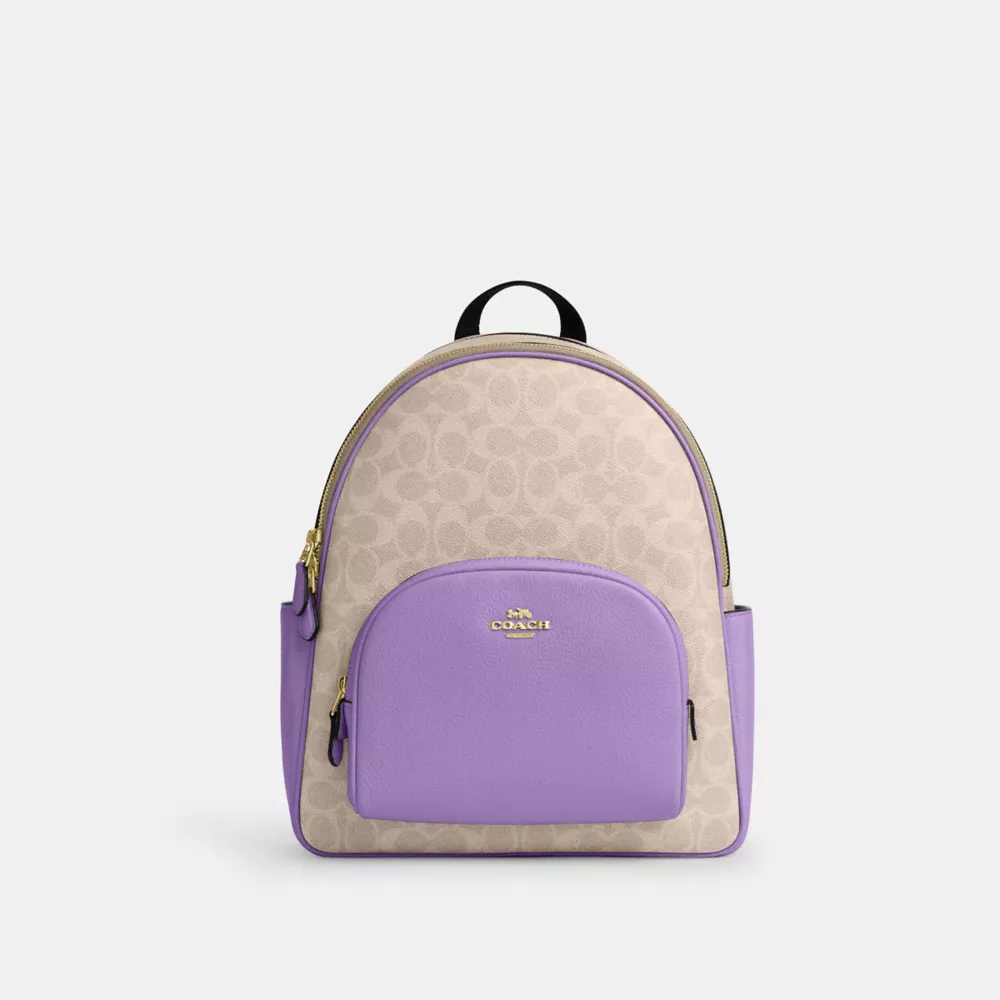 Рюкзак COACH Court Backpack In Signature Canvas