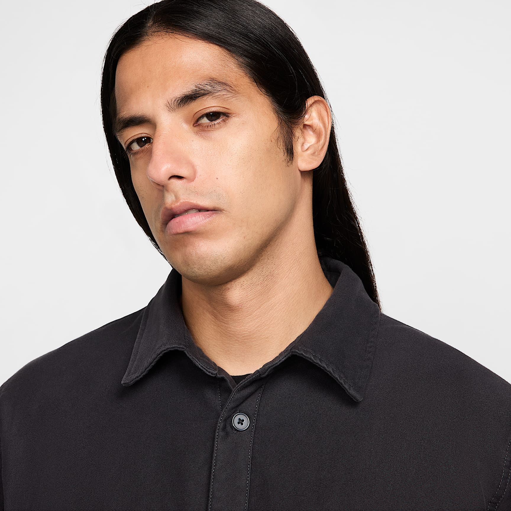 Nike Life Men's Long-Sleeve Chamois Field Shirt