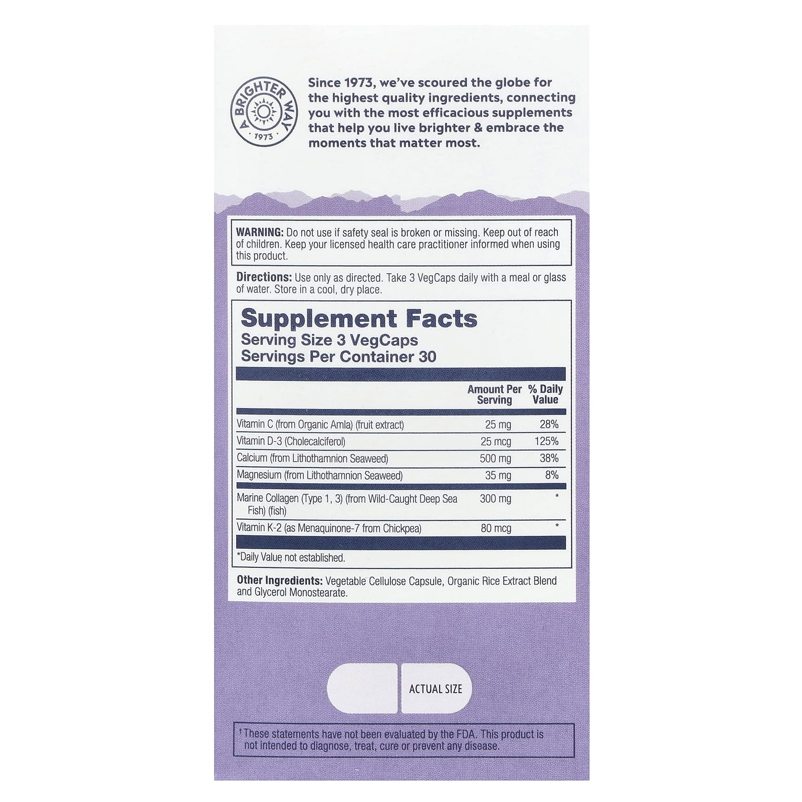 Solaray, Collagen Bone Complete, усовершенствованная формула костной матрицы, 90 капсул с оболочкой из ингредиентов растительного происхождения