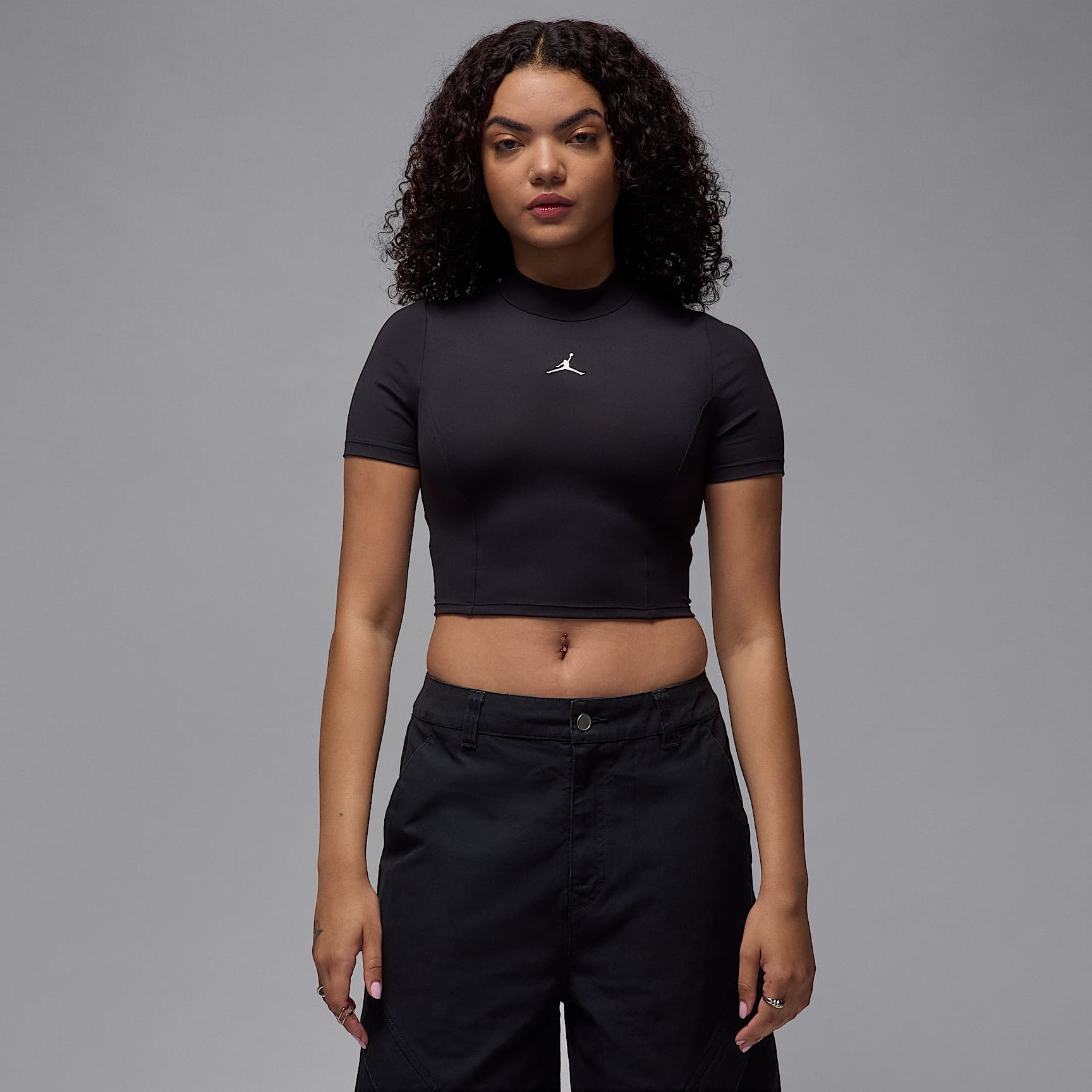 Jordan Women's Short-Sleeve Knit Crop Top