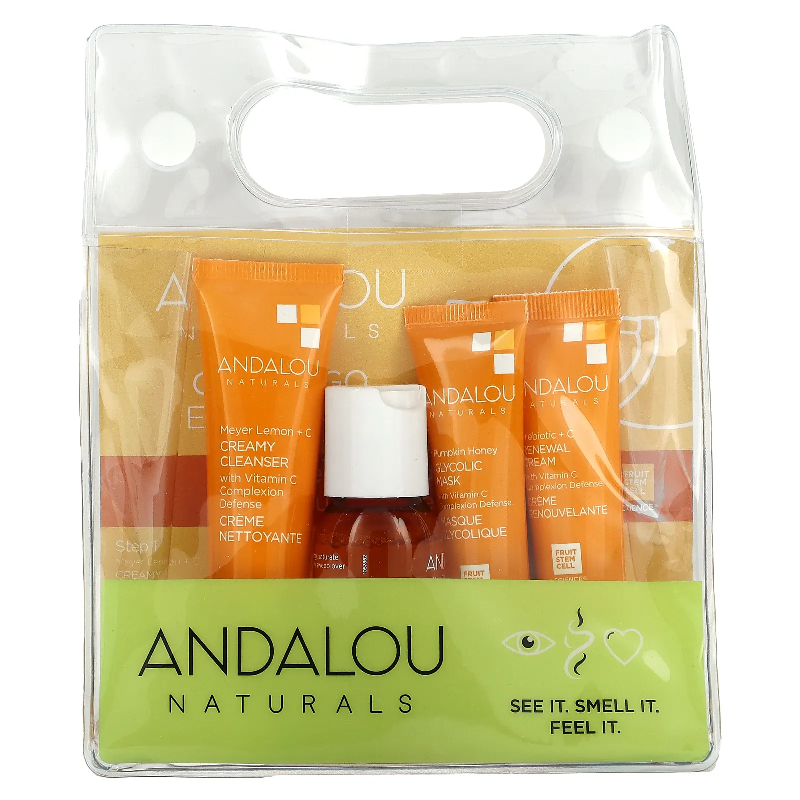 Andalou Naturals, Набор для очищения волос, набор из 4 предметов