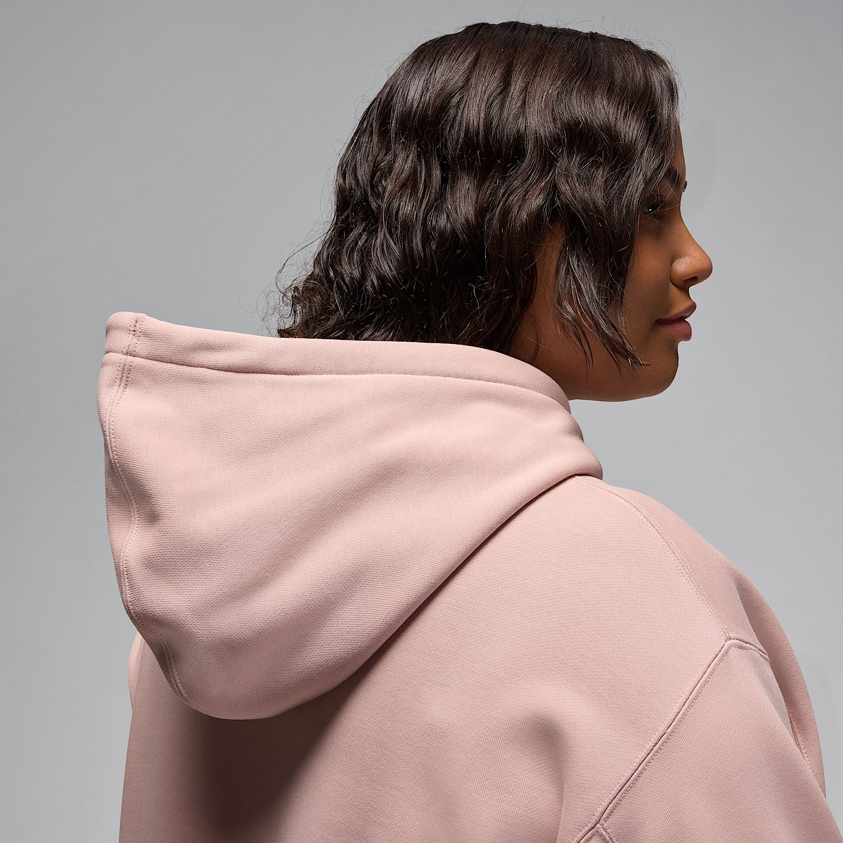 Jordan Flight Fleece Women's Satin-Lined Pullover Hoodie (Plus Size)