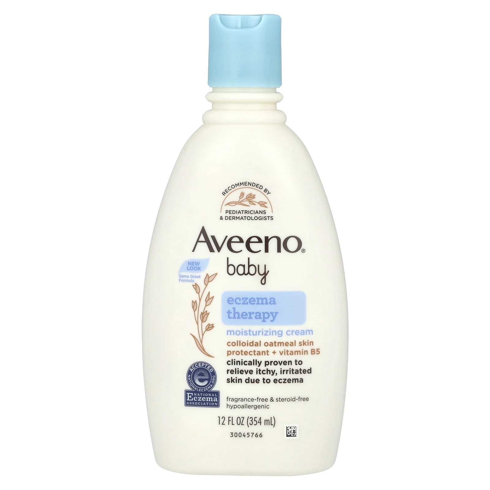 Aveeno, Для детей, увлажняющий крем от экземы, без отдушек, 354 мл (12 жидк. Унций)