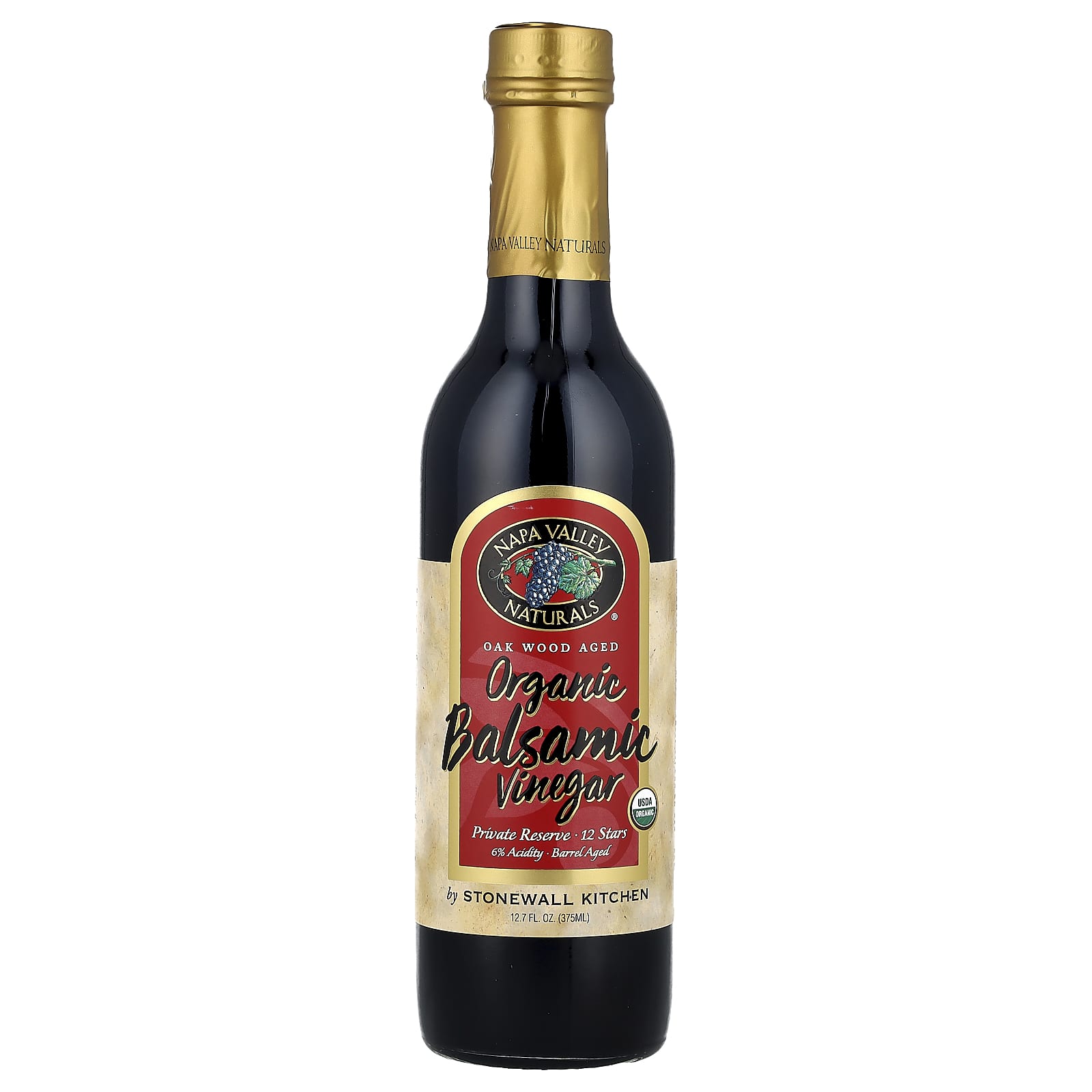 Napa Valley Naturals, Органический бальзамический уксус, 375 мл (12,7 жидк. Унции)