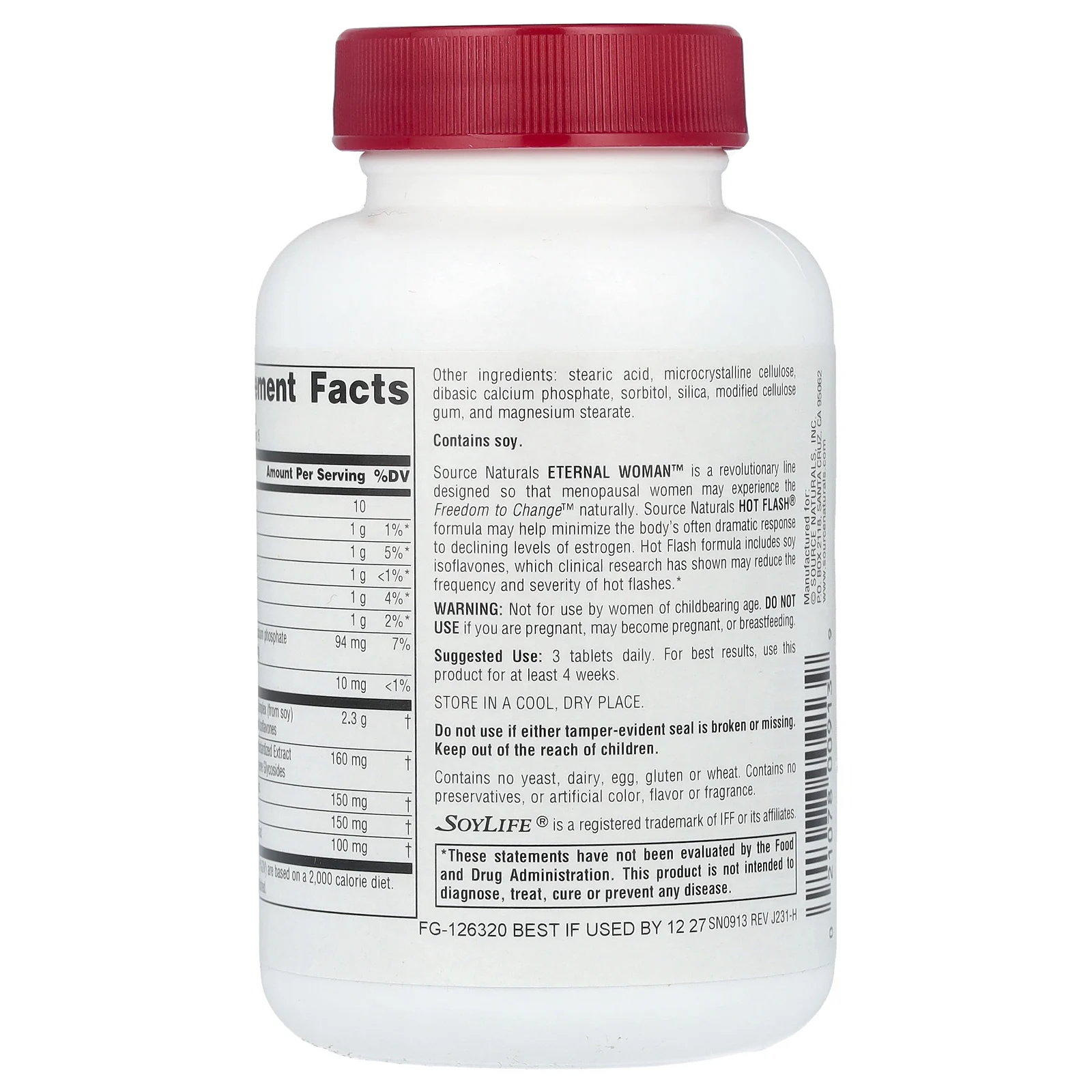 Source Naturals, Hot Flash®, 45 таблеток