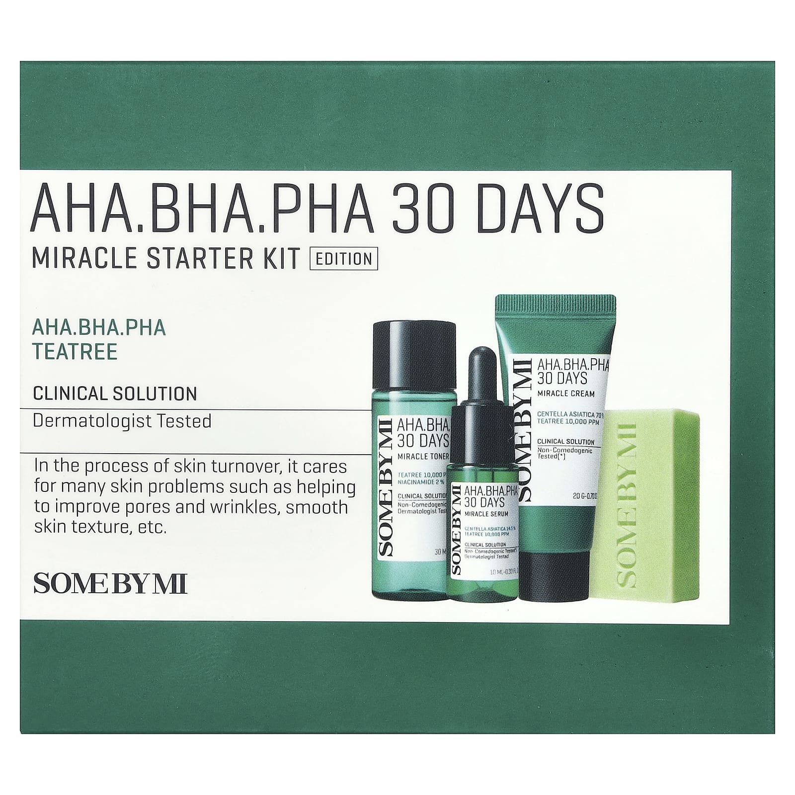 SOME BY MI, AHA.BHA.PHA, 30 Days Miracle, стартовый набор из 4 предметов