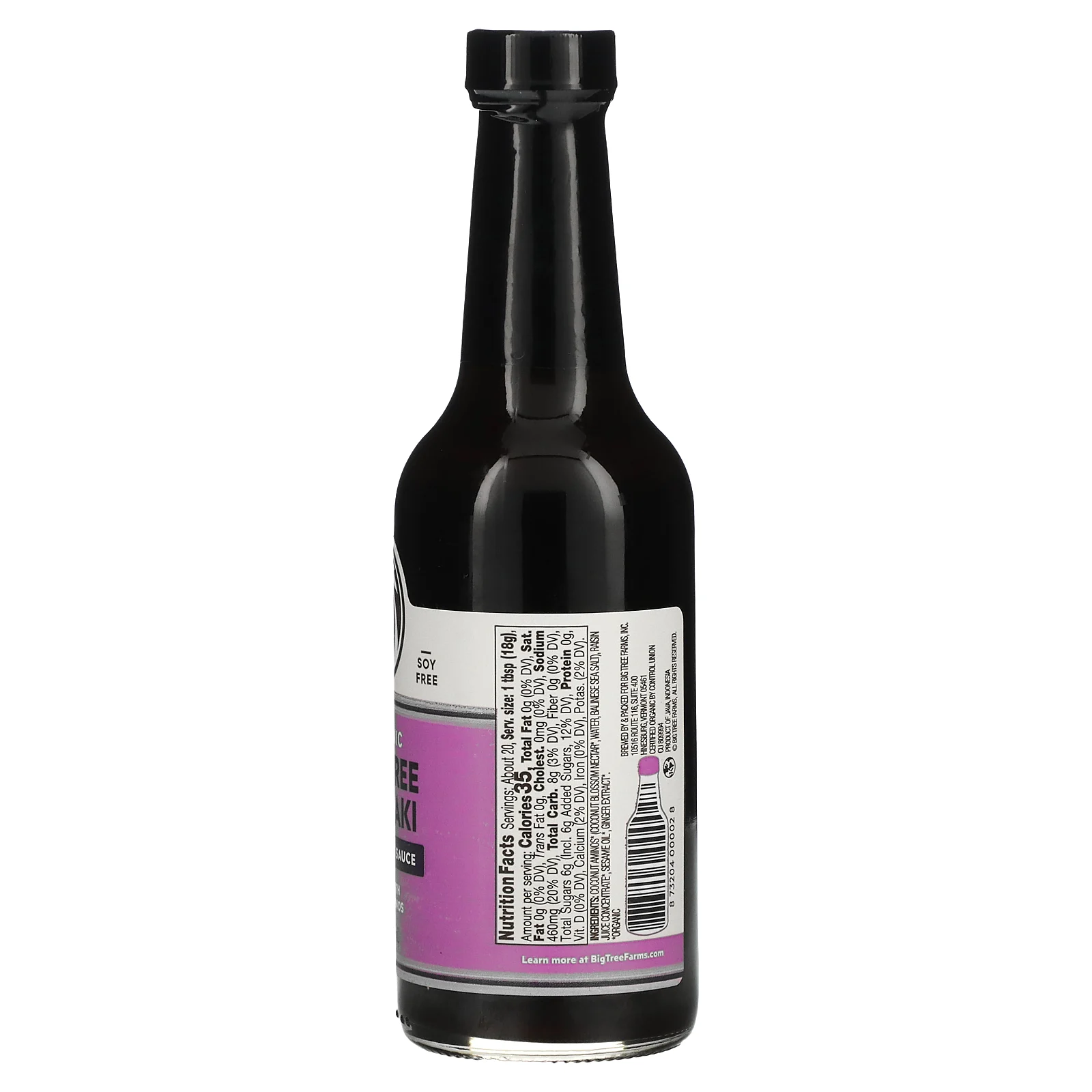 Big Tree Farms, органический маринад и соус, терияки, 296 мл (10 жидк. унций)