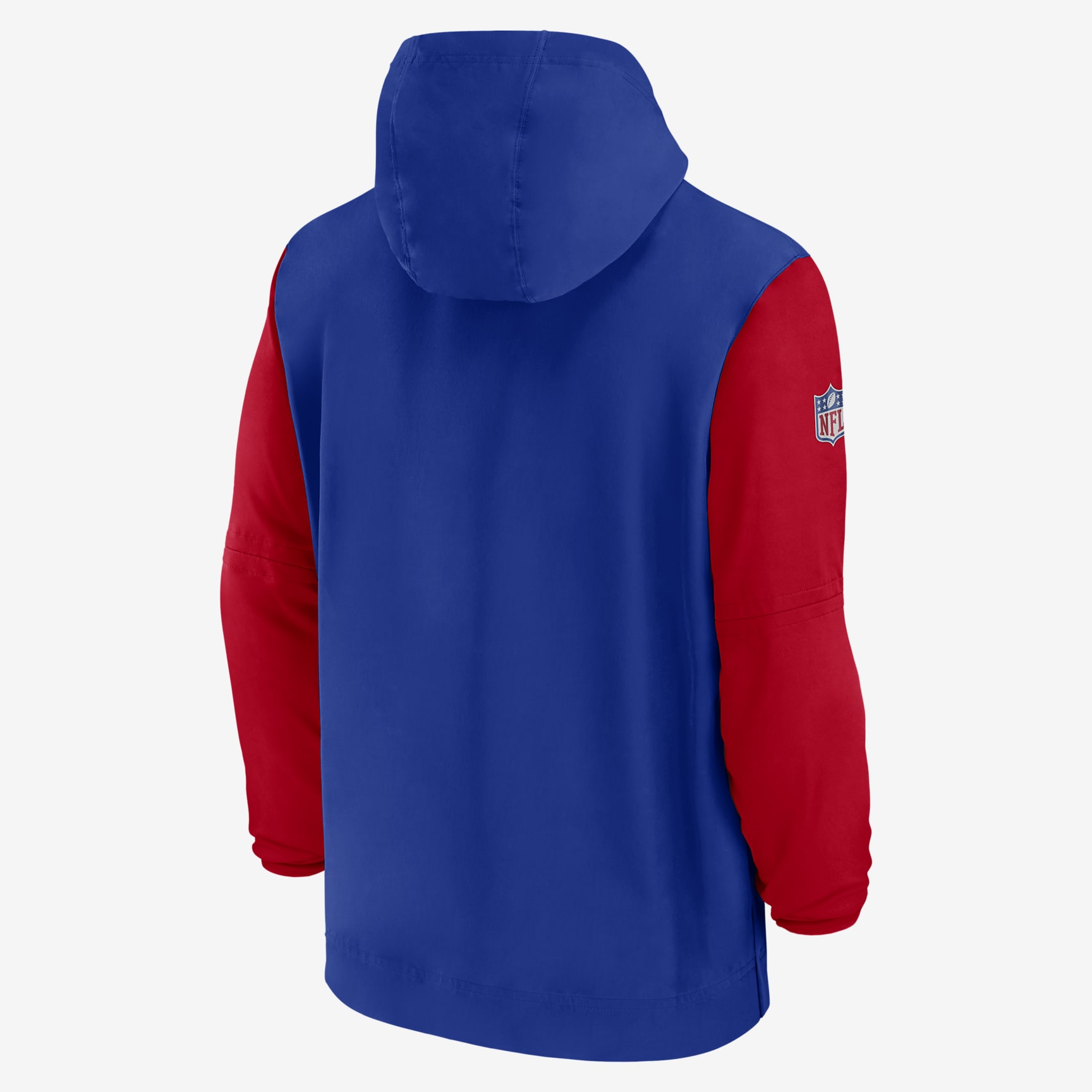 Buffalo Bills Sideline Pre-Game Player Men's Nike NFL 1/2-Zip Hooded Jacket