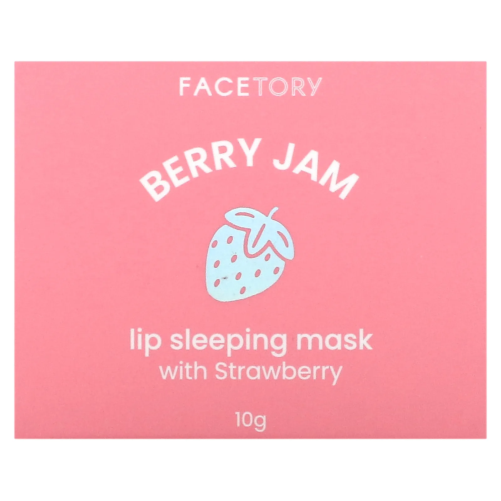 FaceTory, Sleeping Beauty Mask, Berry Jam, со вкусом клубники, 10 г