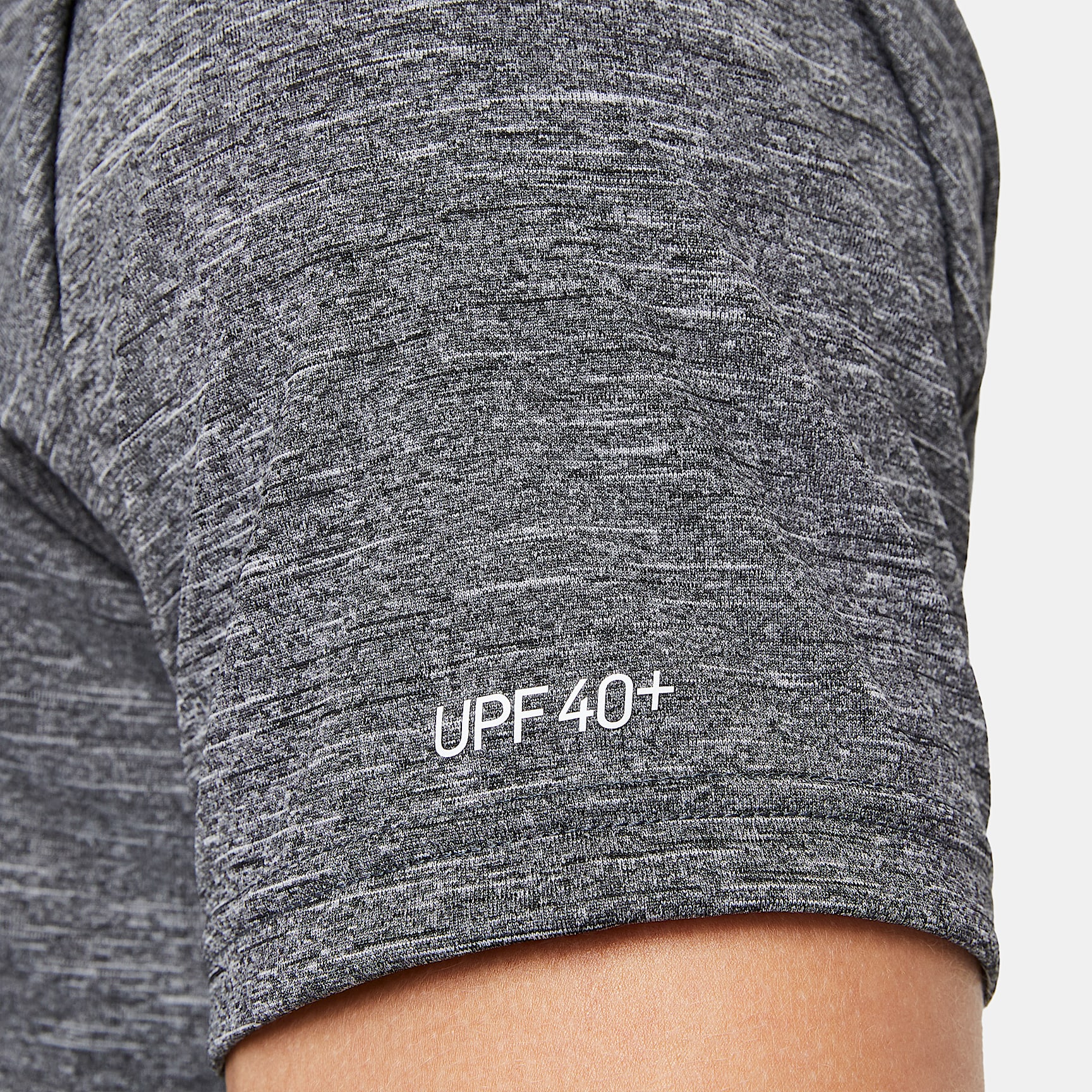 Nike Men's Heathered Short-Sleeve Hydroguard Swim Shirt