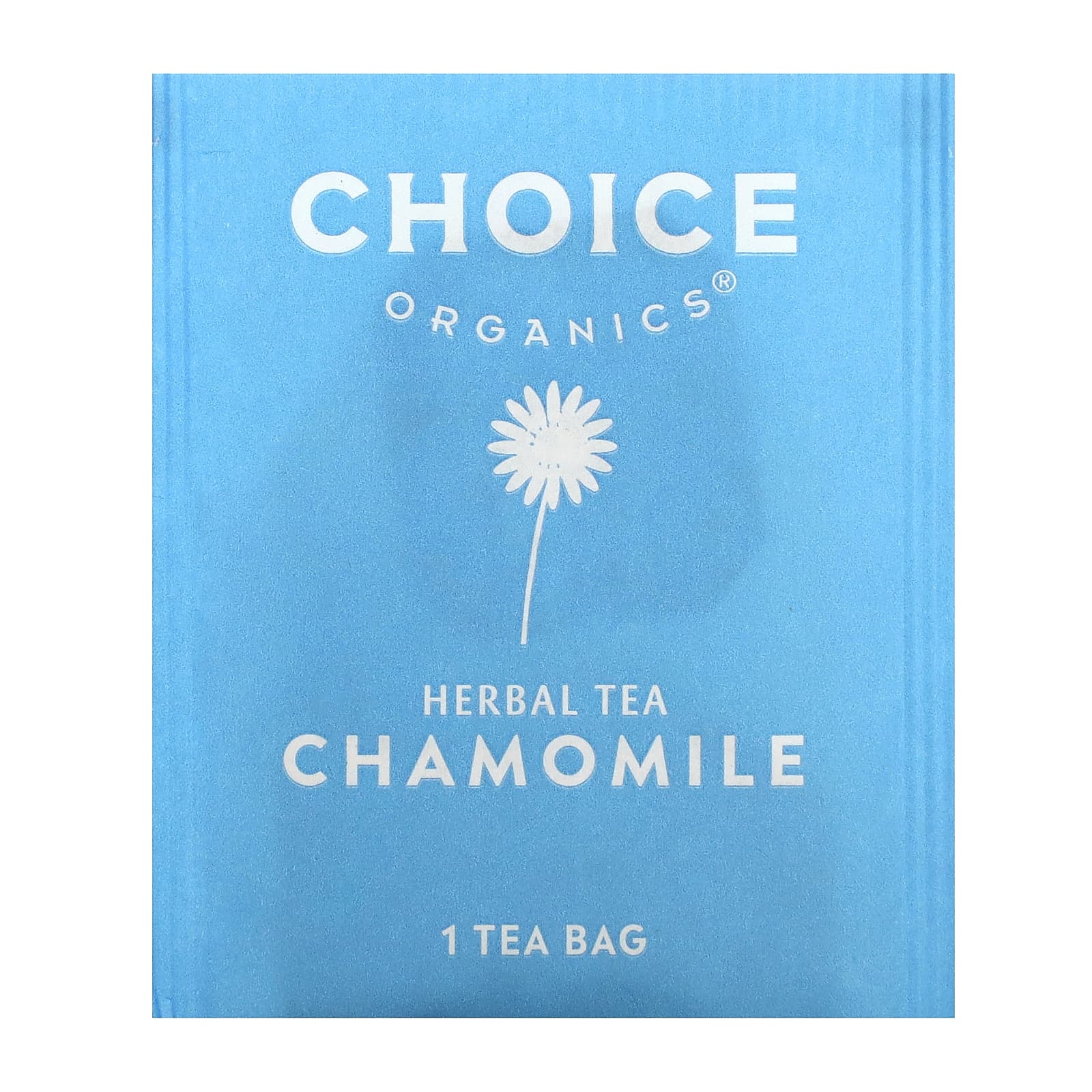 Choice Organic Teas, Herbal Tea, ромашка, без кофеина, 16 чайных пакетиков, 14 г (0,50 унции)