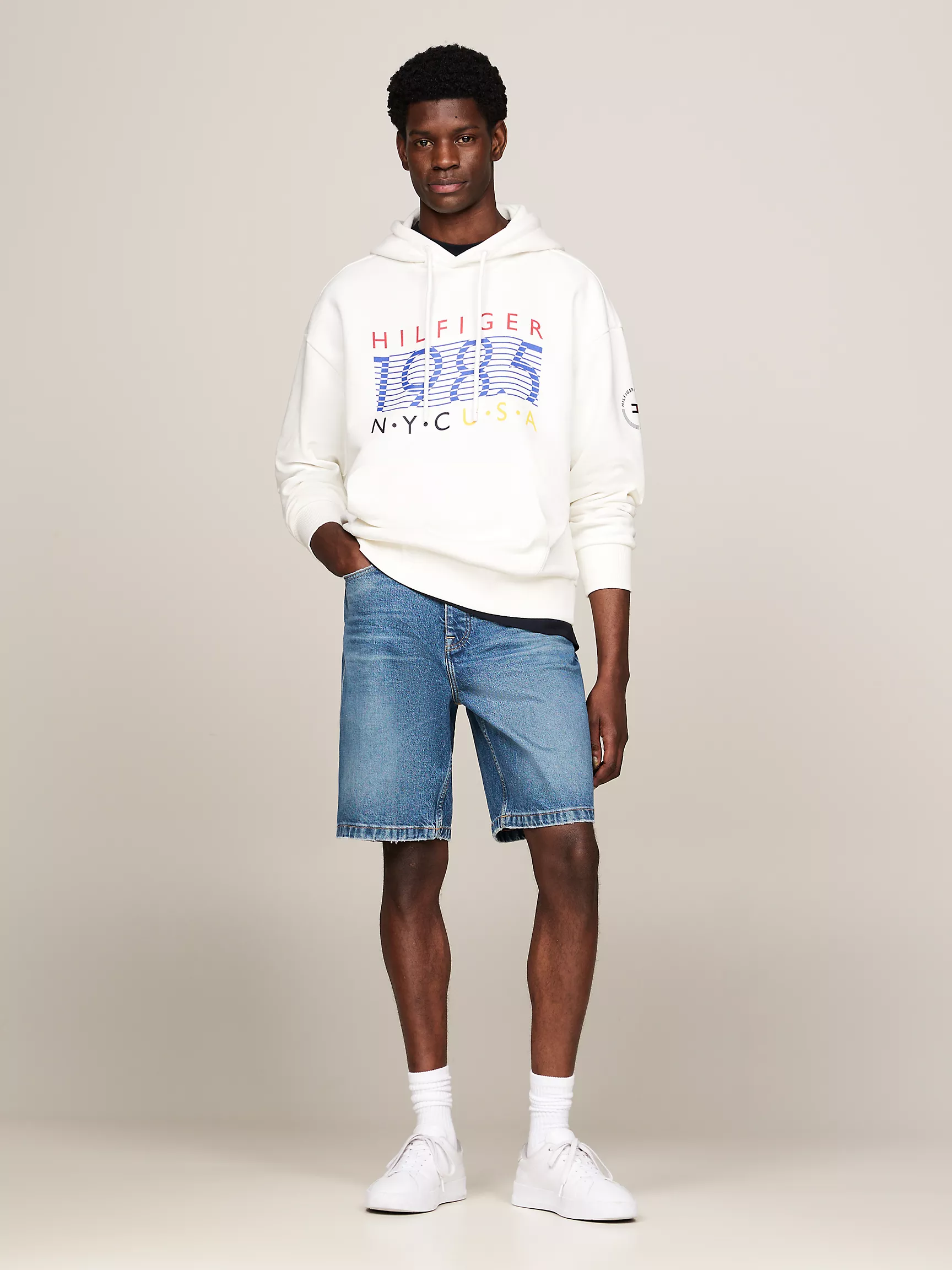 Мужское худи Tommy Hilfiger, Худи с графикой Hilfiger Team