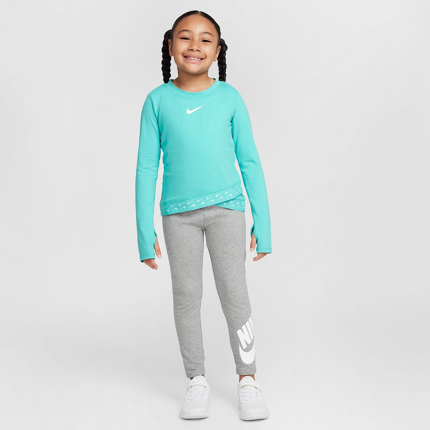 Nike Dri-FIT All Day Play Little Kids' Hemmed T-Shirt