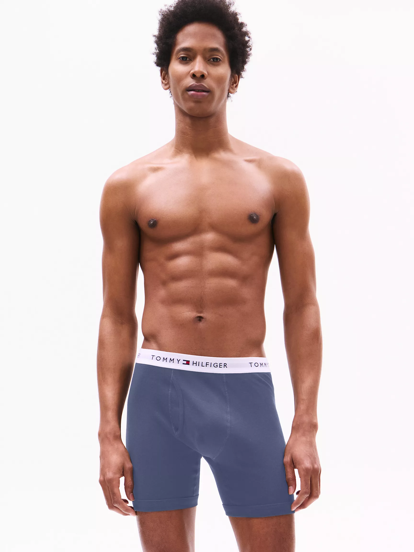 Мужское нижнее белье Tommy Hilfiger, Классические хлопковые боксеры-брифы (набор 3 шт.)