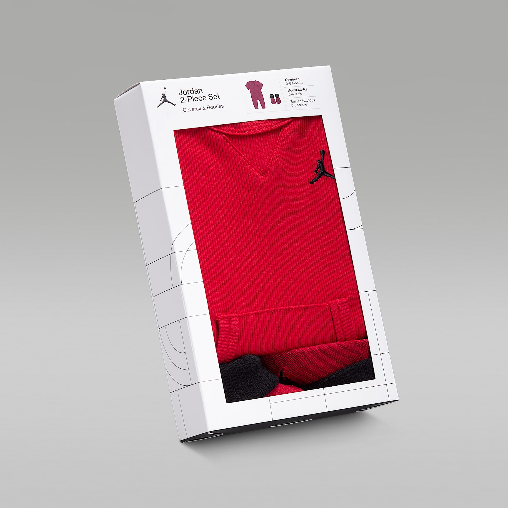 Jordan Baby Essential 2-Piece Short Sleeve Coverall Set