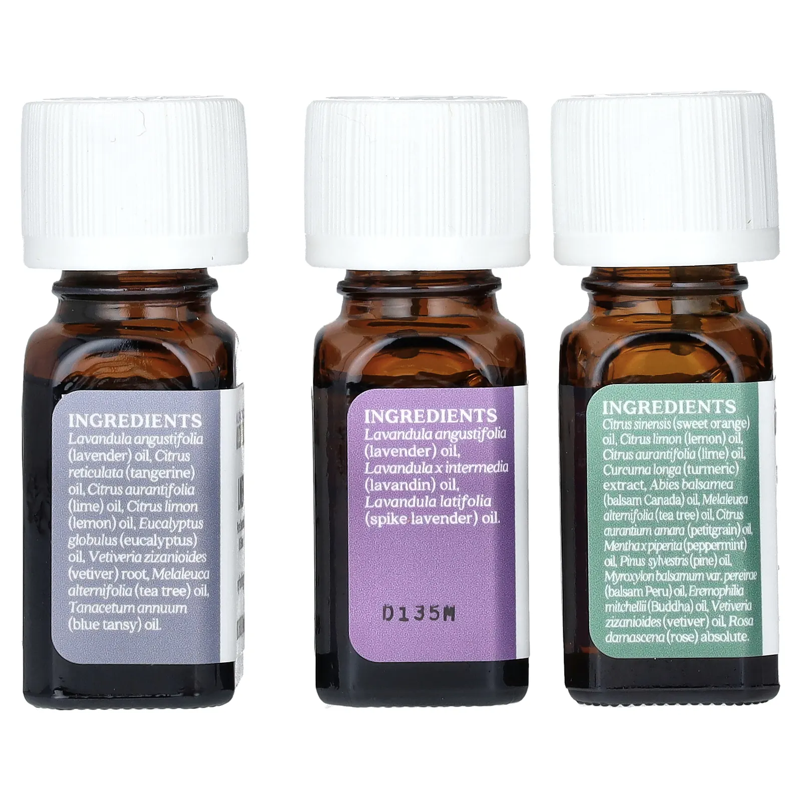 Aura Cacia, Fresh Home, смеси чистых эфирных масел, 3 флакона по 7,4 мл (0,25 жидк. унции)