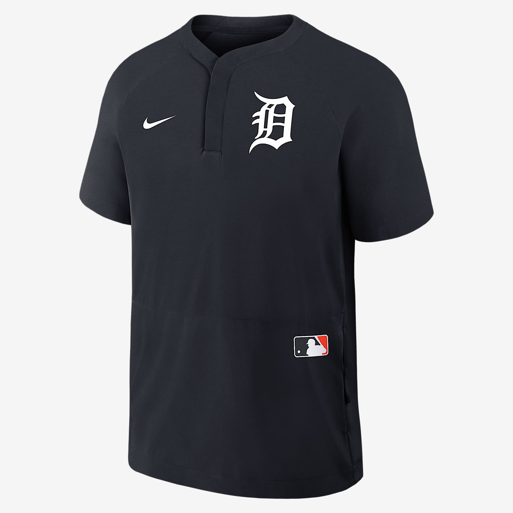 Detroit Tigers Authentic Collection Men's Nike MLB Short-Sleeve Windshirt