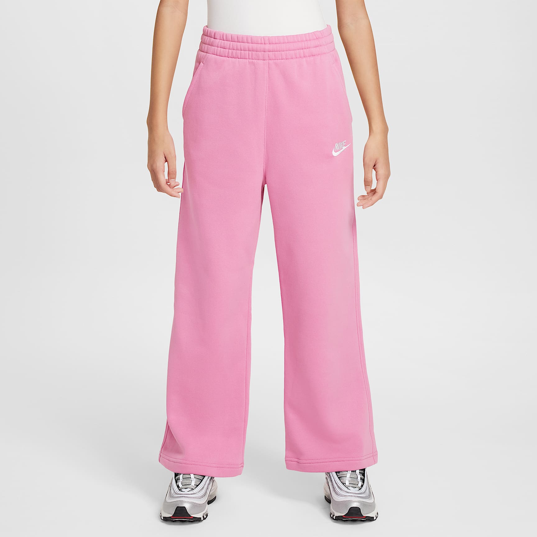 Nike Sportswear Club Fleece Girls' Wide-Leg Pants