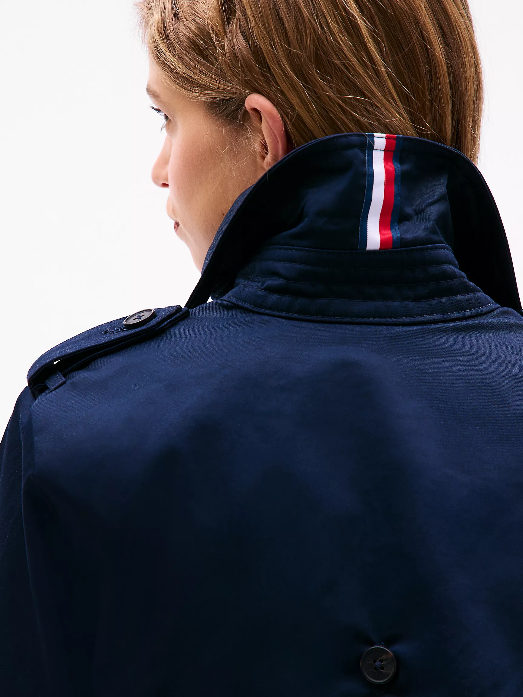 Женское пальто Tommy Hilfiger, Двубортный тренч с поясом