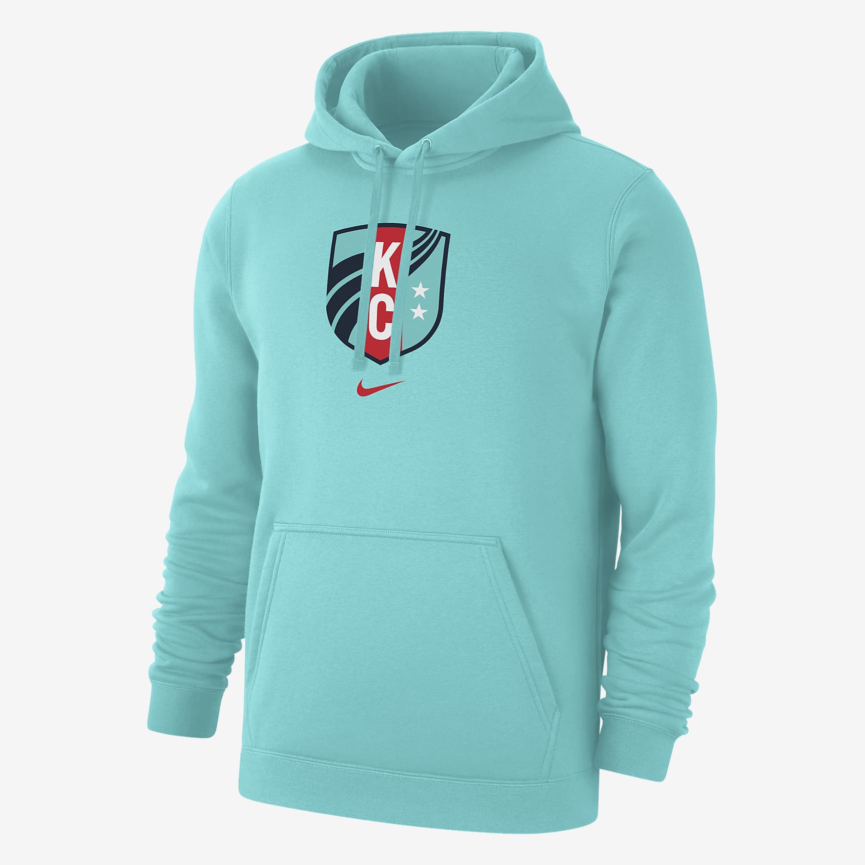 Kansas City Current Club Fleece Men's Nike NWSL Pullover Hoodie