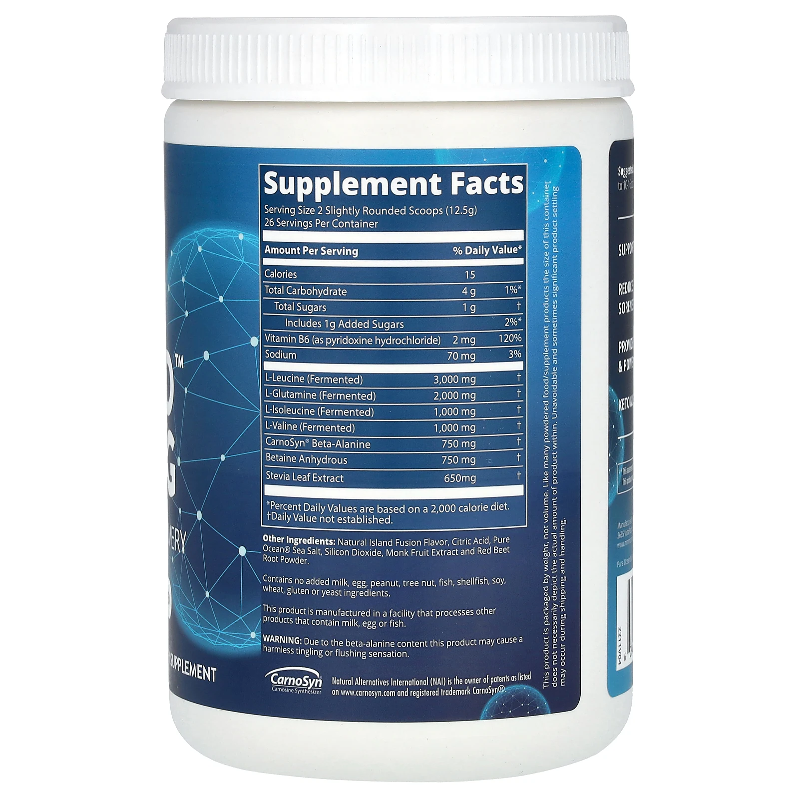 MRM Nutrition, RELOAD BCAA+G, восстановление после тренировок, вкус тропических фруктов, 330 г (11,6 унций)