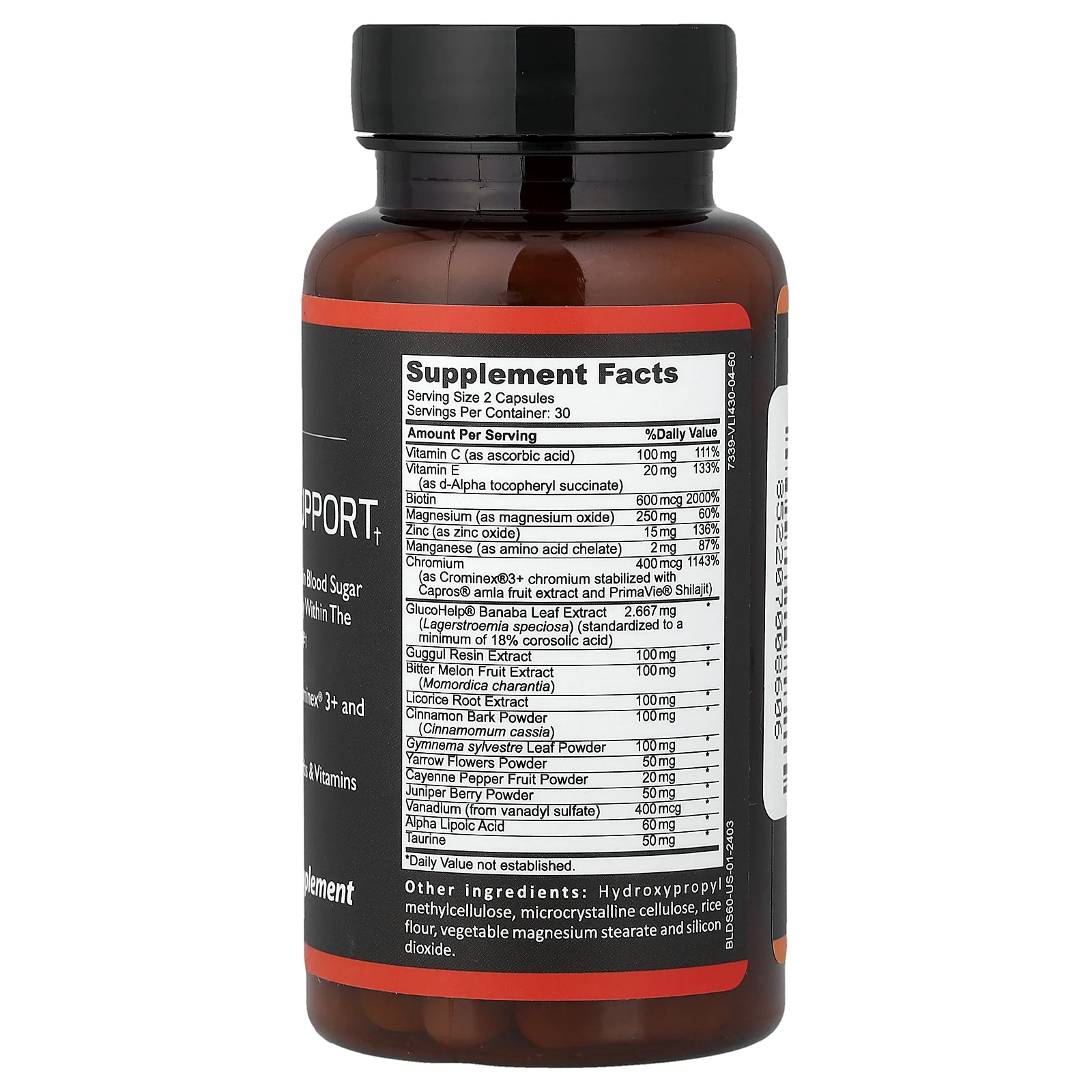 Sunergetic, Уровень сахара в крови, 60 капсул