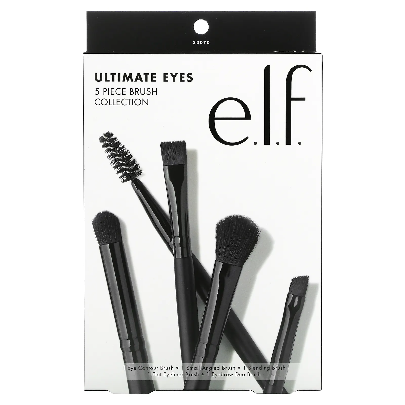 E.L.F., Ultimate Eyes, набор из 5 кистей для макияжа