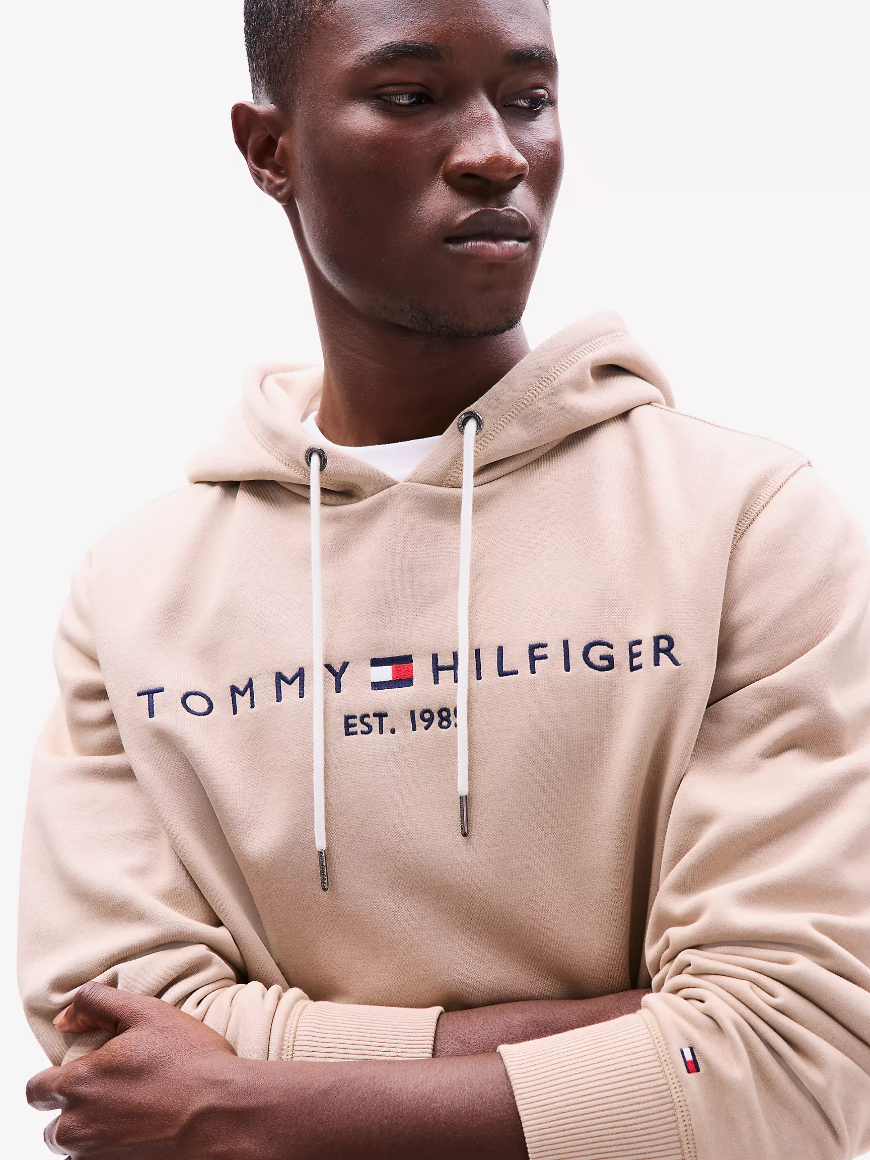 Мужское худи Tommy Hilfiger, Худи с вышитым логотипом Tommy
