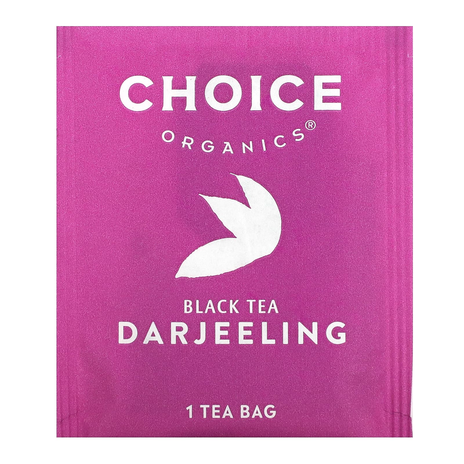 Choice Organic Teas, Черный чай, дарджилинг, 16 чайных пакетиков, 32 г (1,12 унции)
