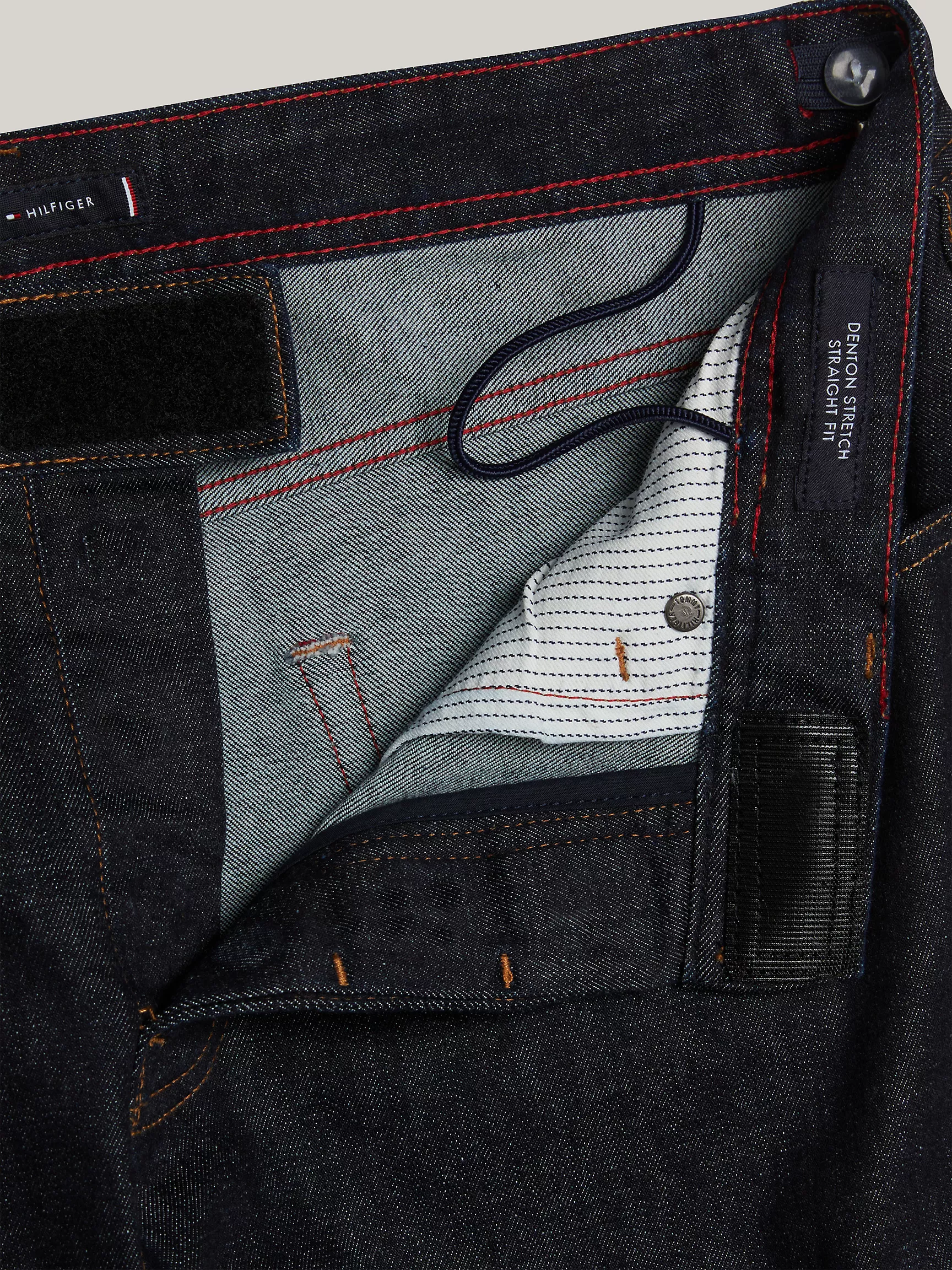 Мужские джинсы Tommy Hilfiger, Джинсы прямого кроя цвета индиго