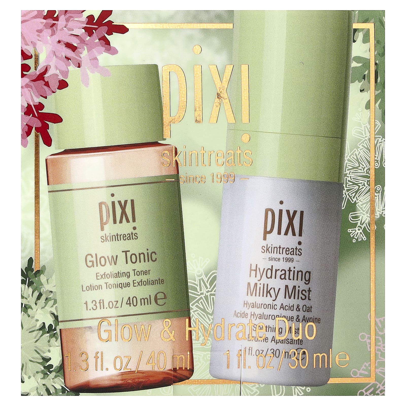 Pixi Beauty, Для сияния и увлажнения, набор из 2 предметов