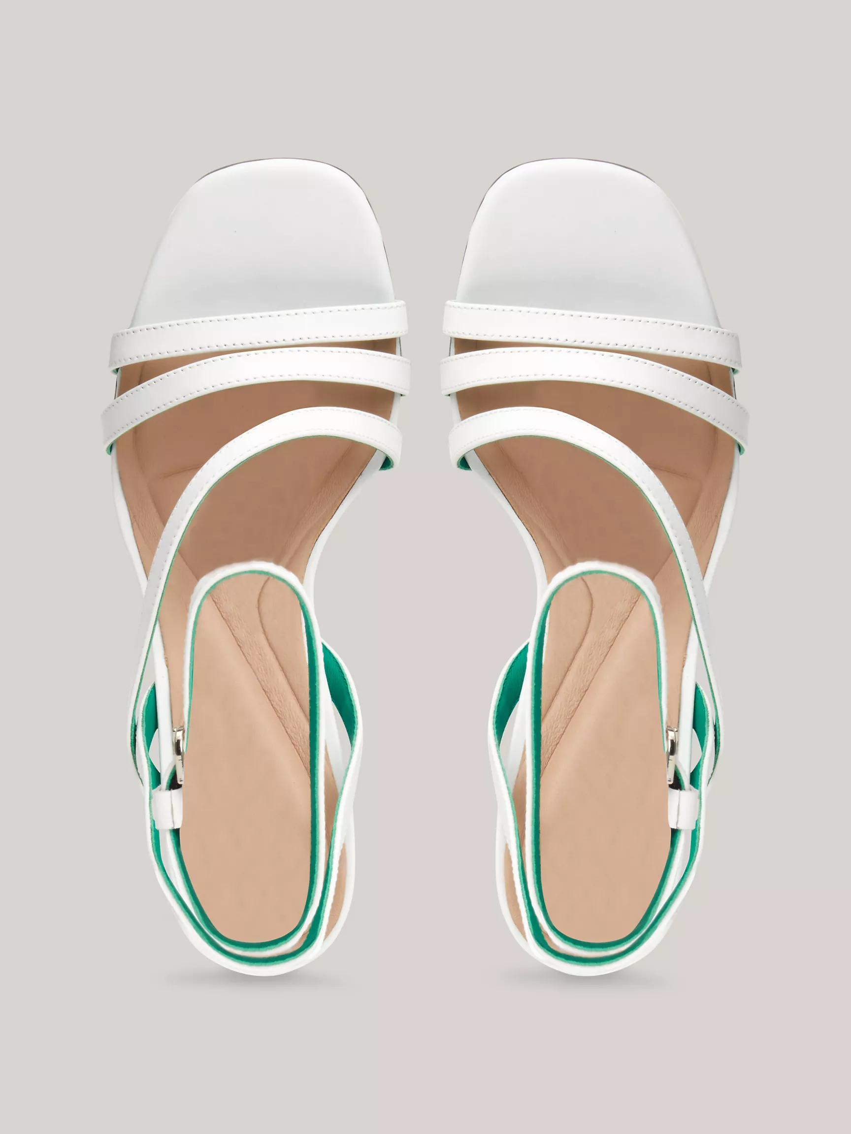 Женская обувь Tommy Hilfiger, Кожаные туфли на высоком каблуке с монограммным узором