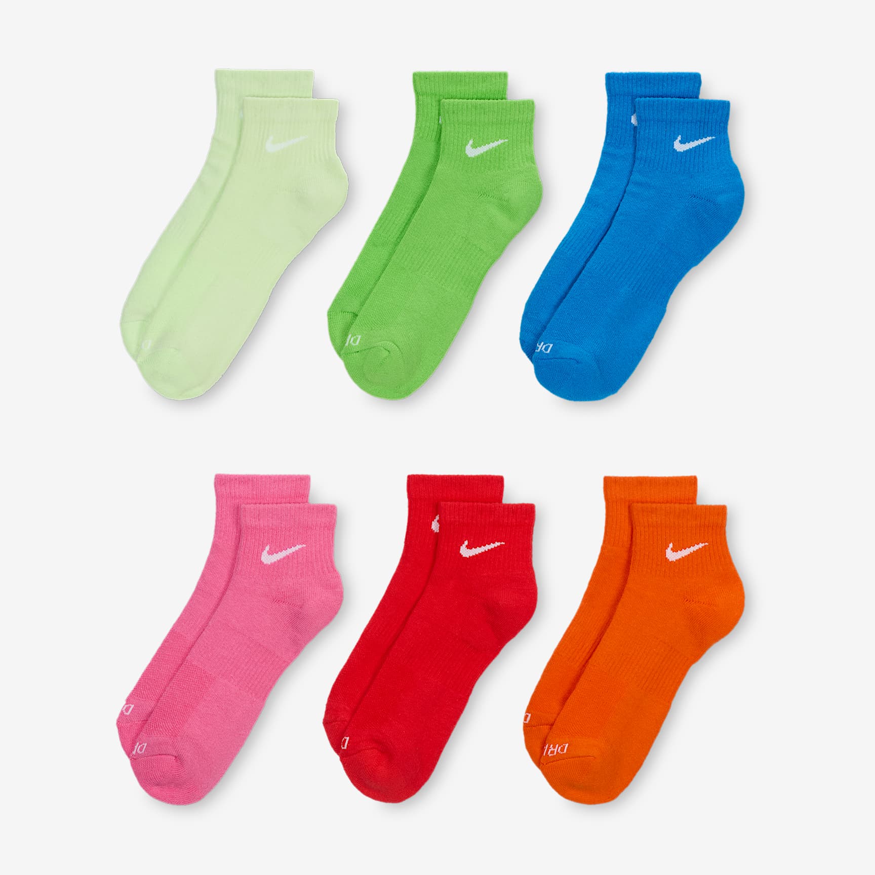 Nike Everyday Plus Cushioned Training Ankle Socks (6 Pairs)