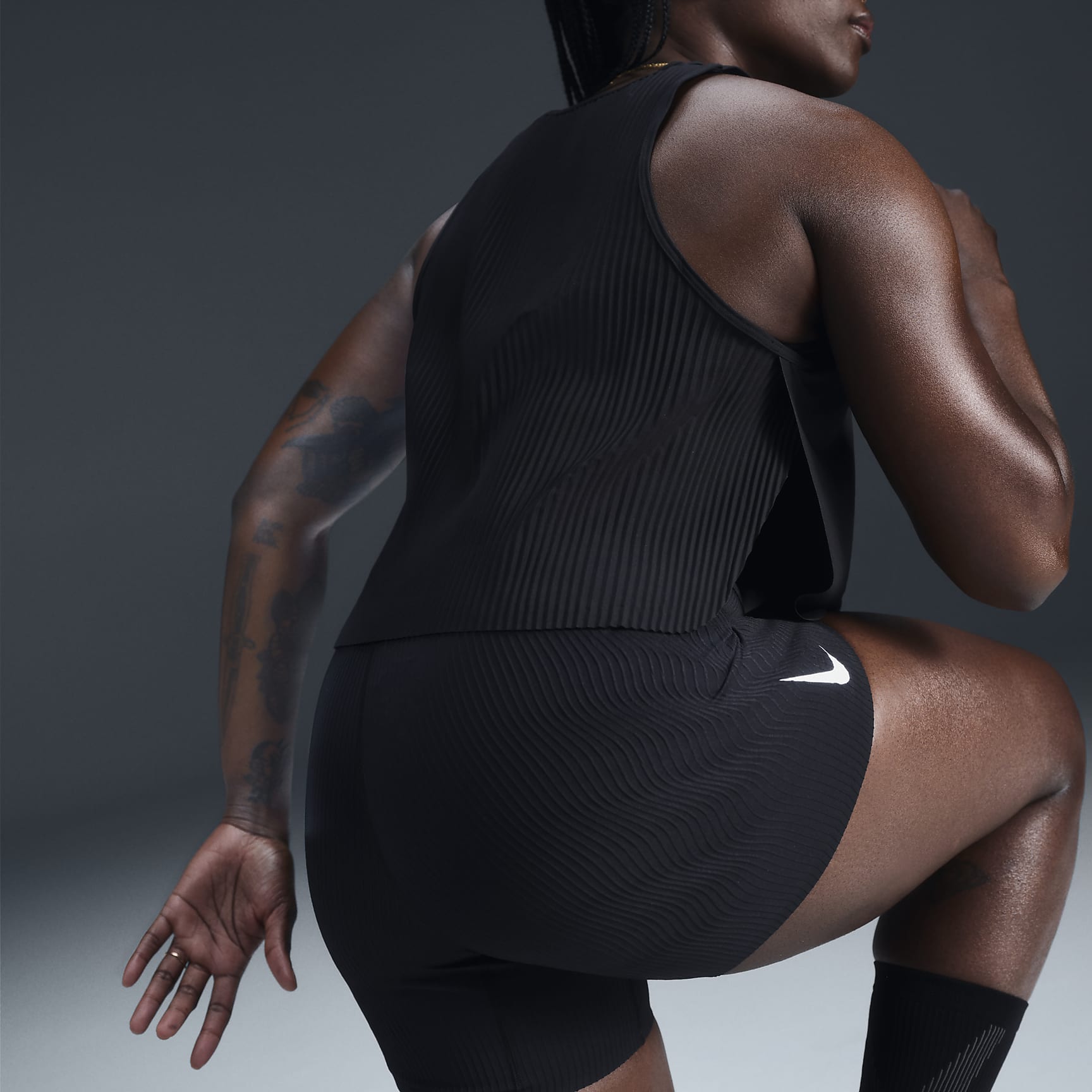 Nike AeroSwift Women's Dri-FIT ADV Cropped Running Tank Top