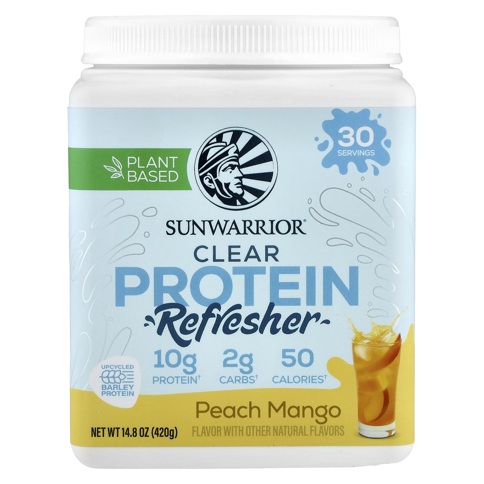 Sunwarrior, Clear Protein Refresher, персик и манго, 420 г (14,8 унции)