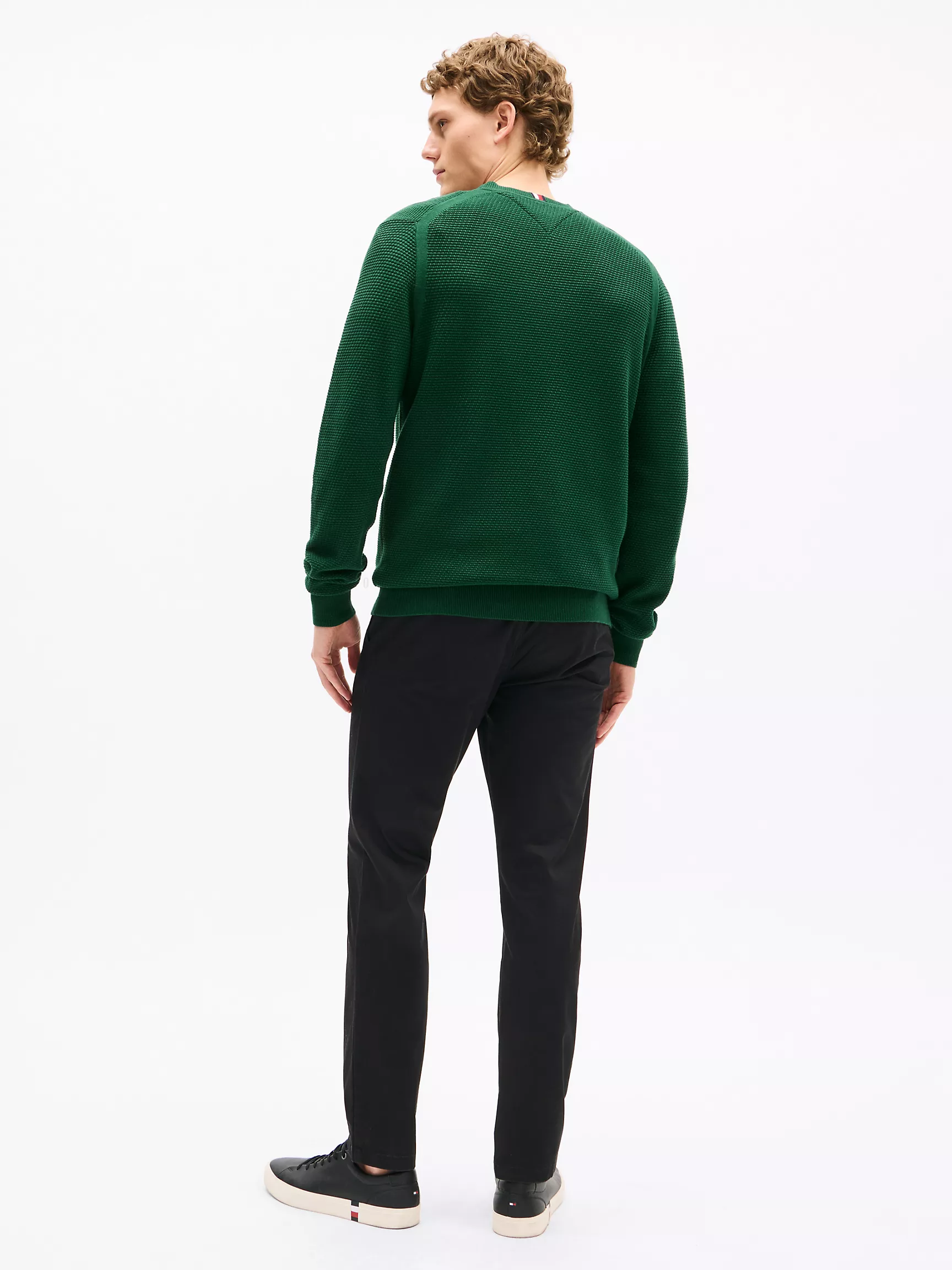 Мужской свитер Tommy Hilfiger, Структурированный свитер с круглым вырезом