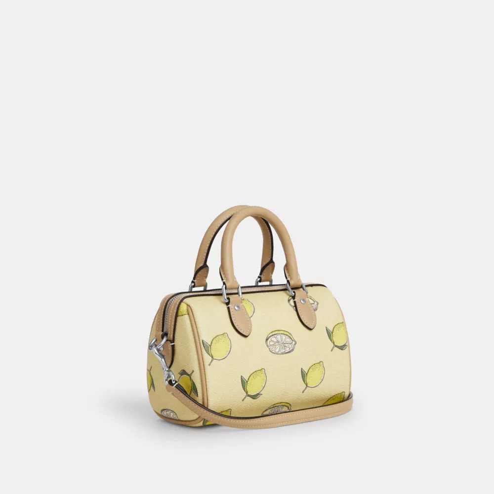 Сумка COACH Mini Rowan Crossbody Bag With Lemon Print