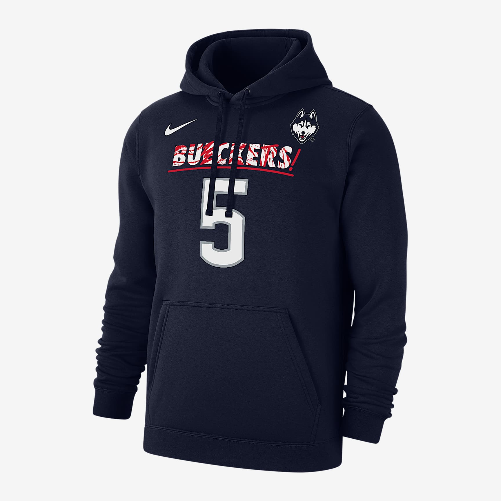 UConn Paige Bueckers Club Fleece Men's Nike College Pullover Hoodie
