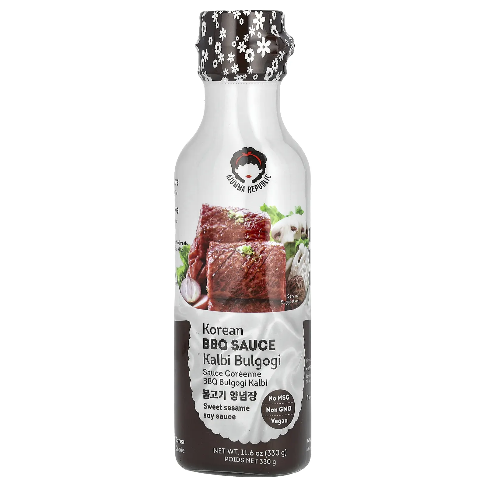 Jayone, Ajumma Republic, корейский соус для барбекю, калби булгоги, 330 г (11,6 унции)