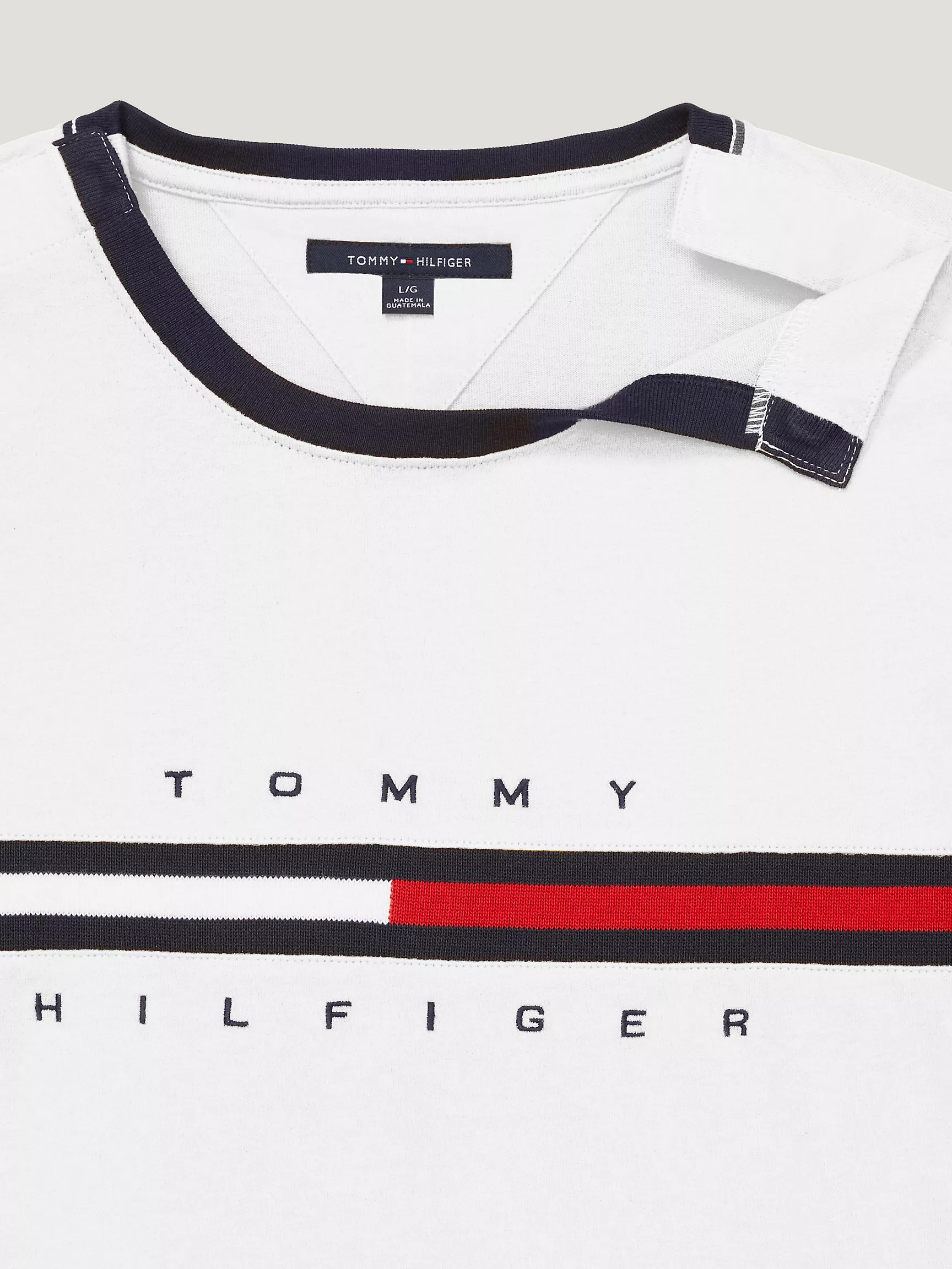Мужская футболка Tommy Hilfiger, Футболка с фирменными полосками