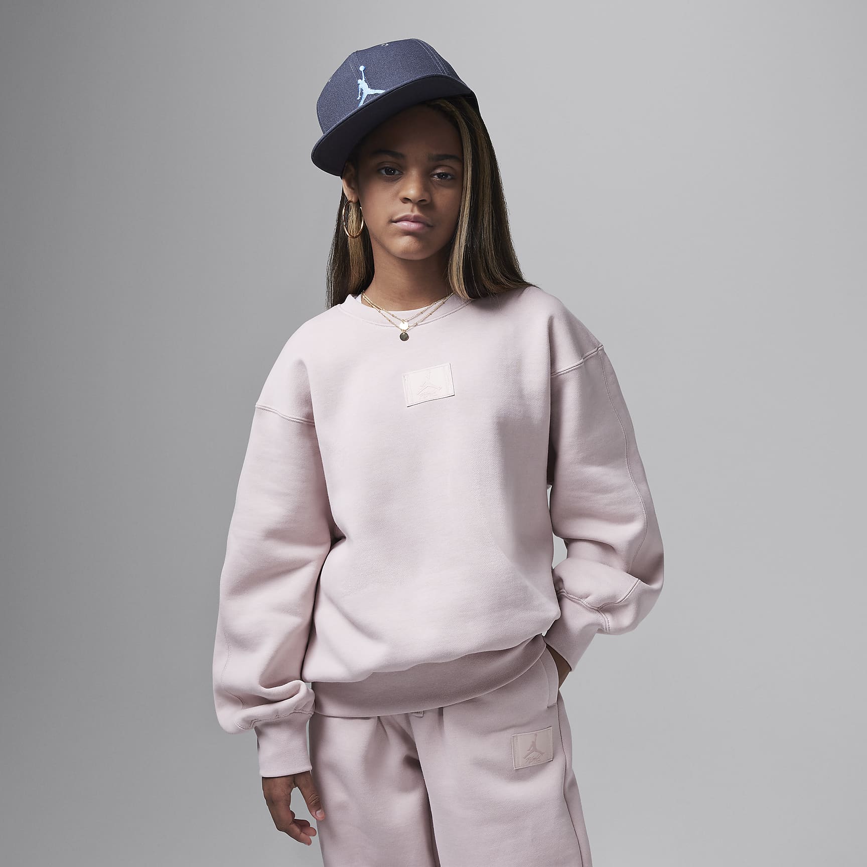 Jordan Flight Essentials Big Kids' Oversized Crew