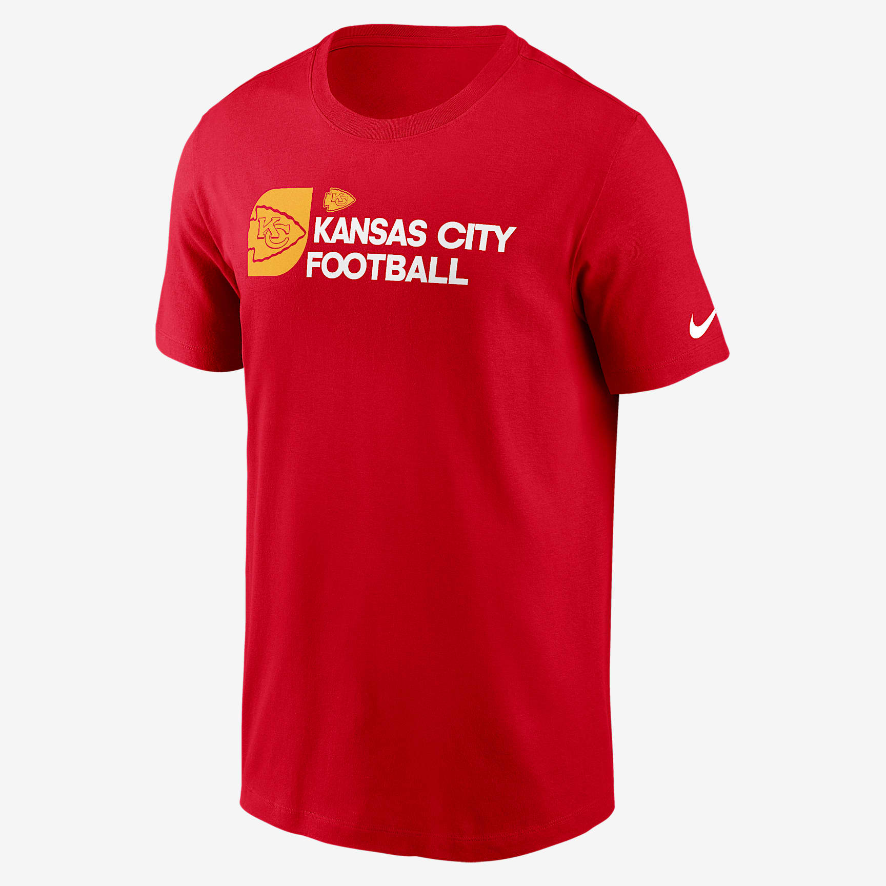 Kansas City Chiefs Team Outline Essential T-Shirt Men's Nike NFL T-Shirt