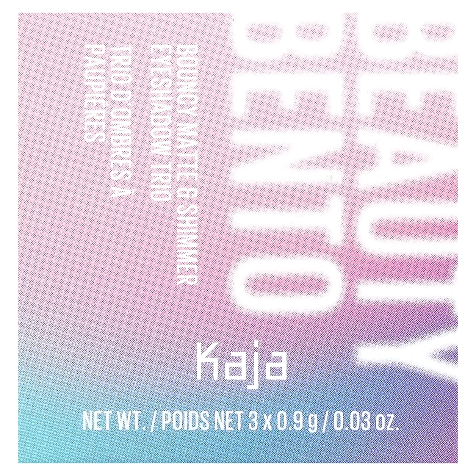 Kaja, Beauty Bento, трио упругих матовых и сияющих теней для век, оттенок 07 сияющая гуава, 3 шт., 0,09 г (0,03 унции)