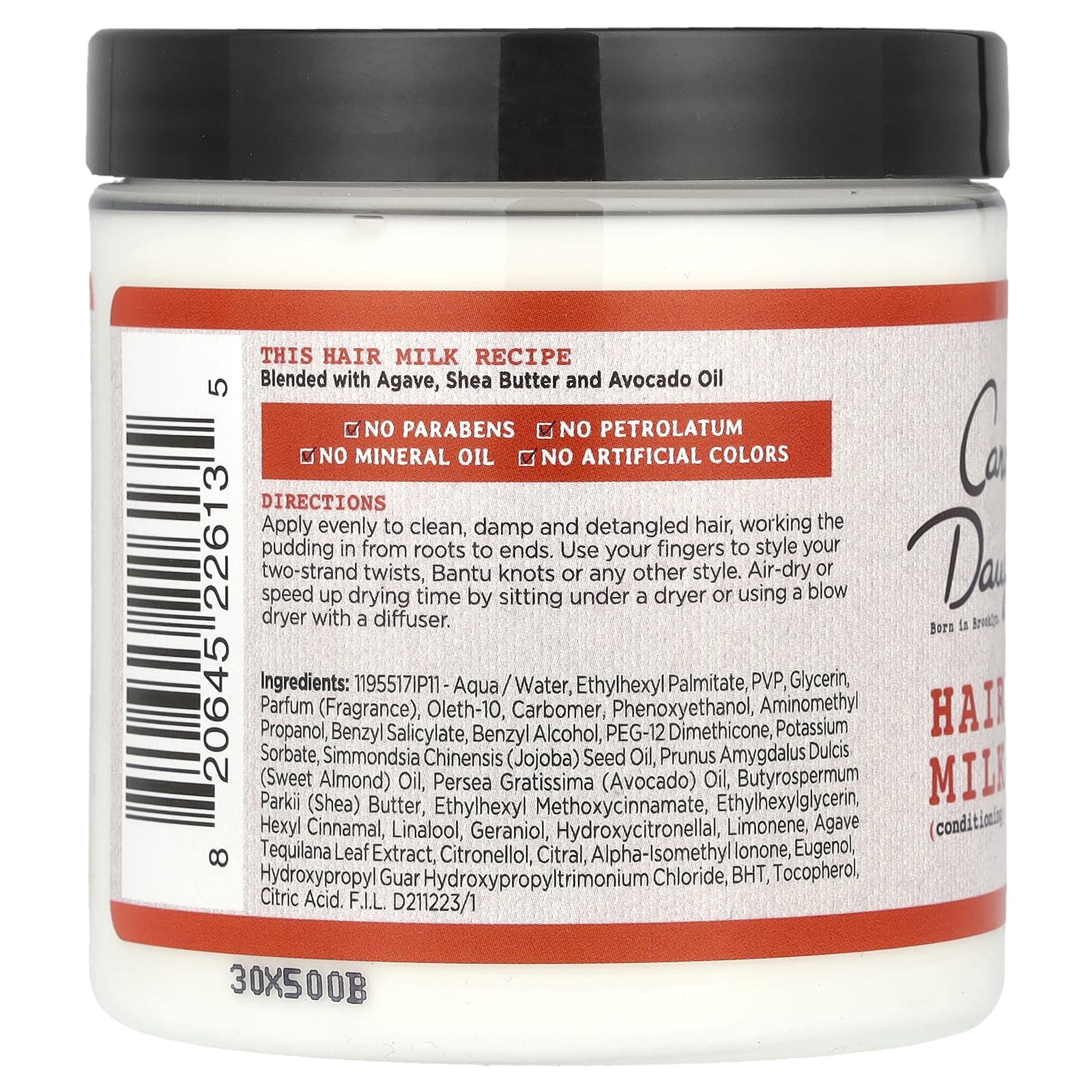 Carol's Daughter, Молочко для волос, кондиционер, пудинг для укладки локонов, 226 г (8 унций)