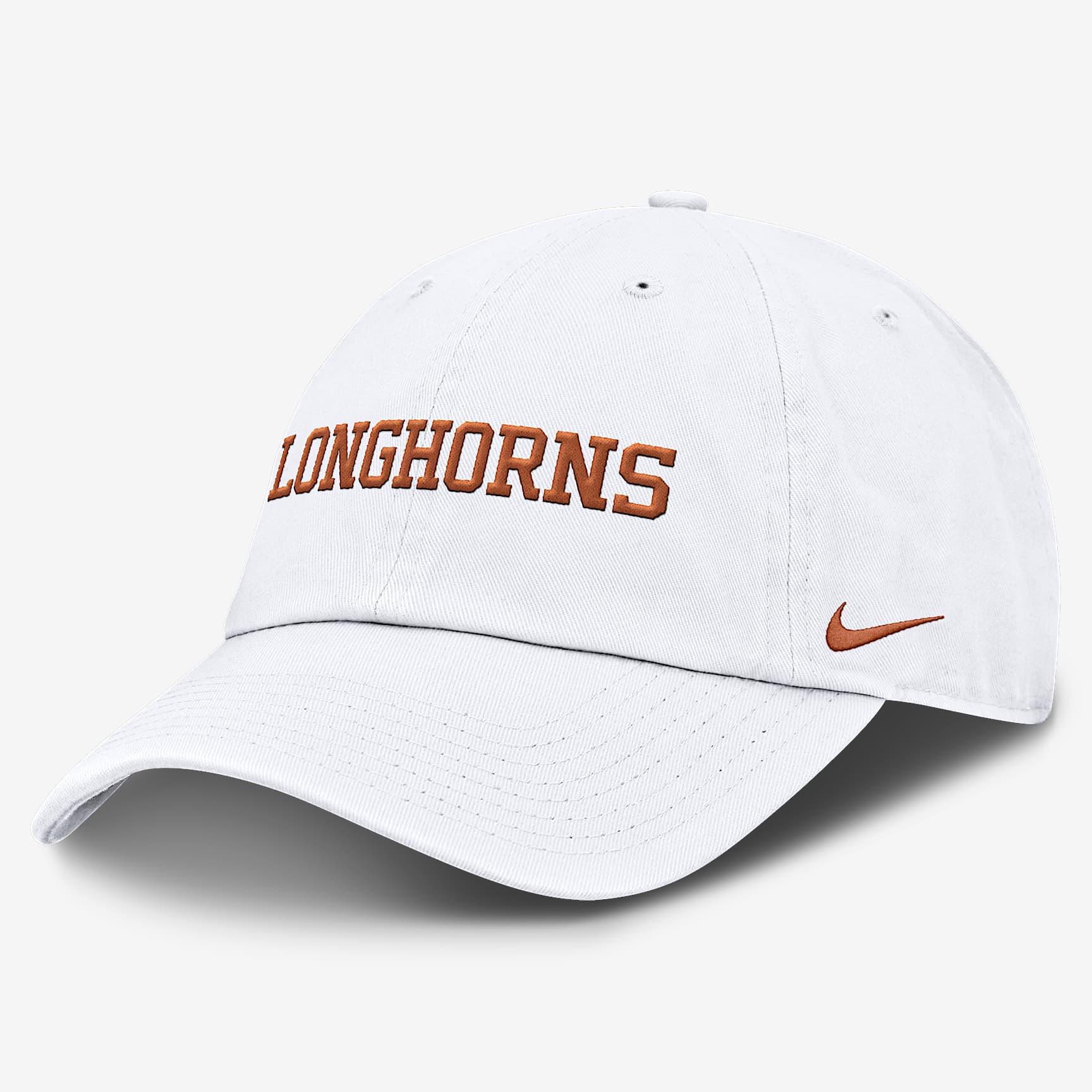 Texas Longhorns Core Club Mascot Wordmark Men's Nike College Adjustable Hat