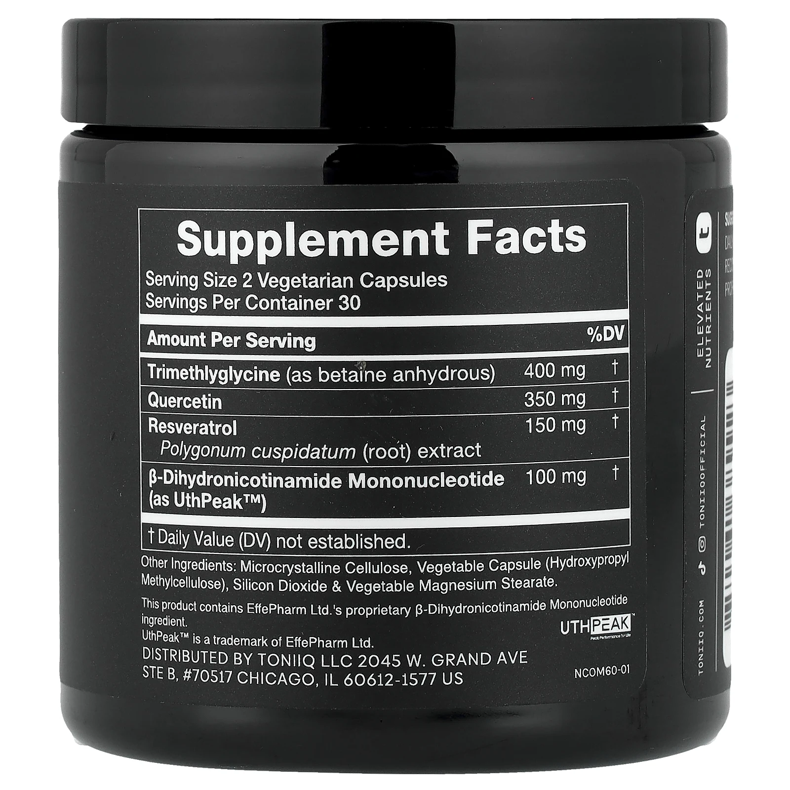 Toniiq, NMNH Complex 1000, 60 капсул