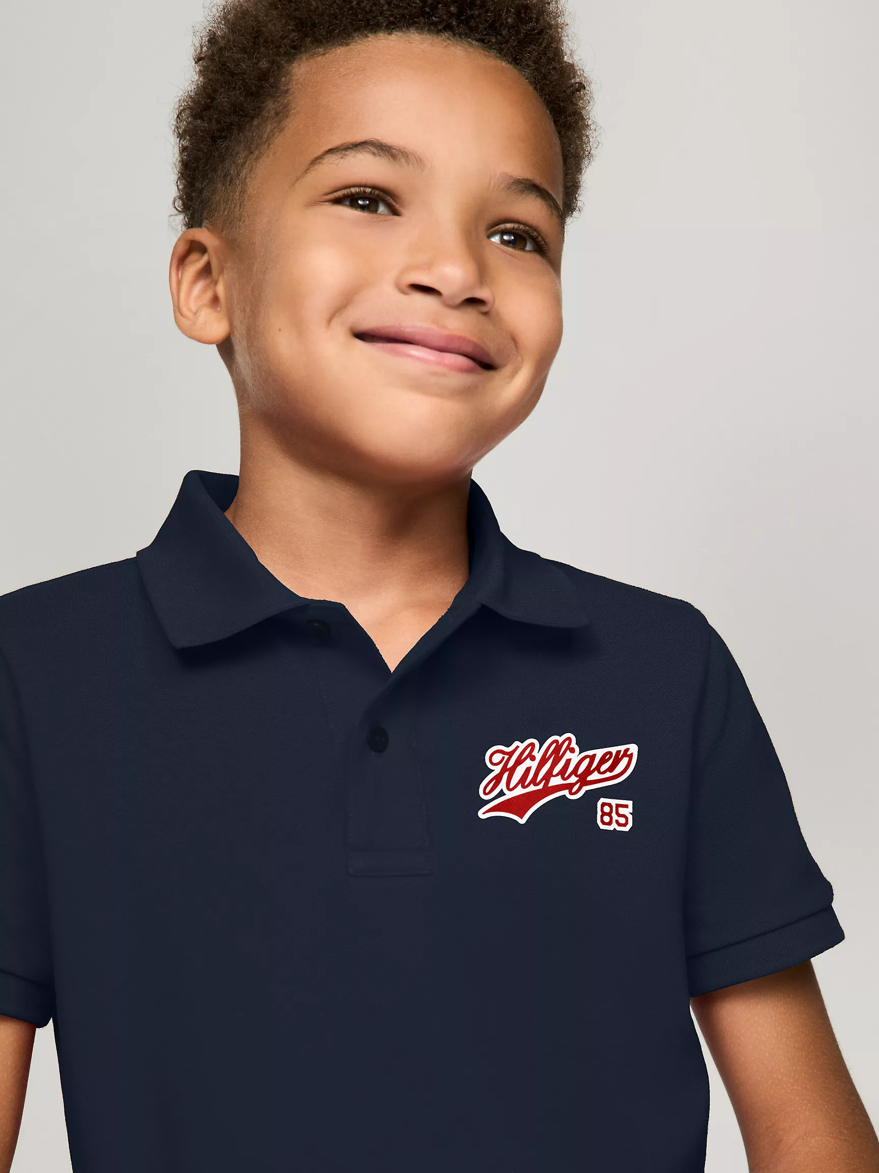 Рубашка-поло для мальчиков Tommy Hilfiger, Детское поло с короткими рукавами и логотипом Script 85
